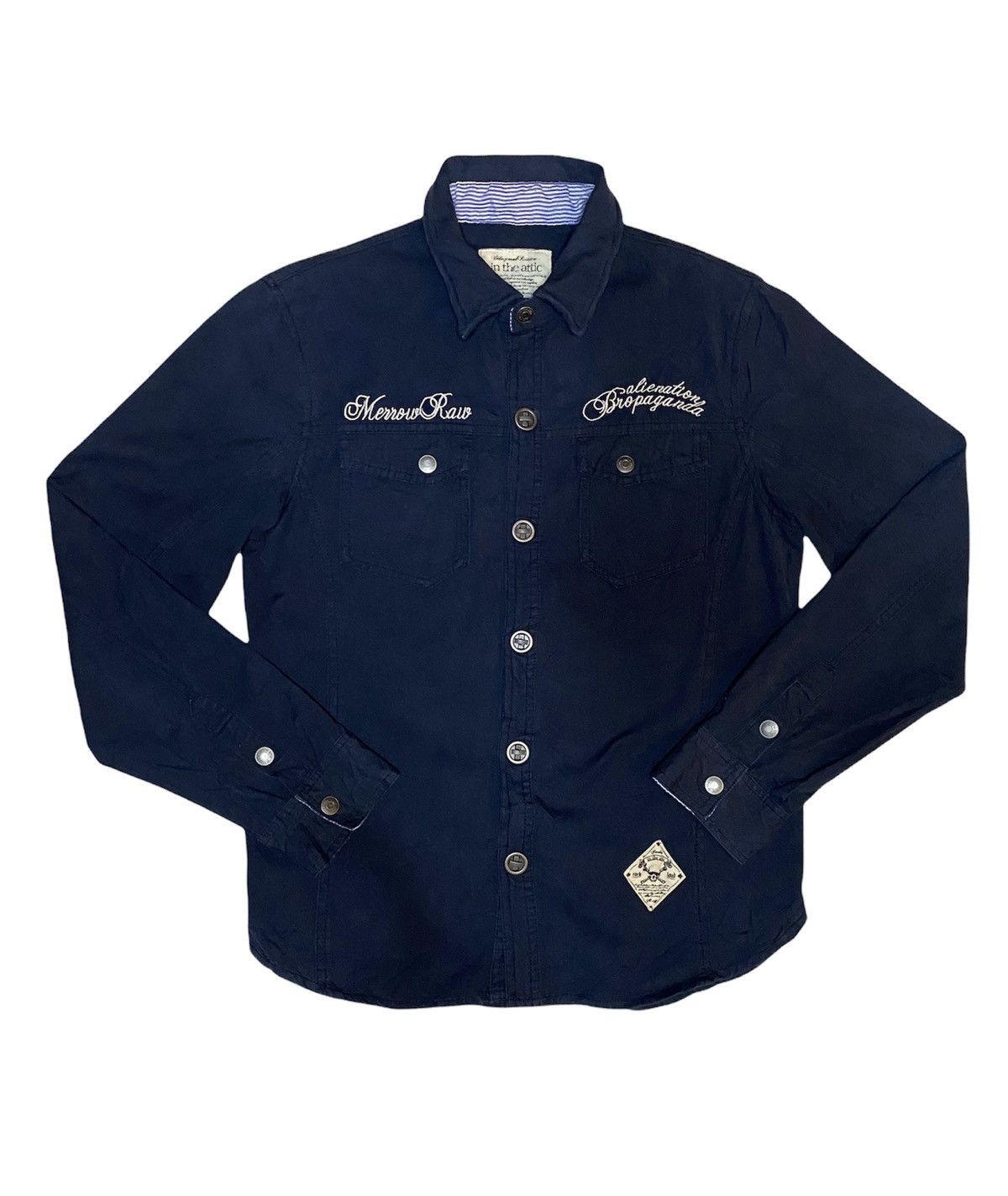In The Attic Vintage Japanese In The Attic Cross Button Up LS Shirt Size US S / EU 44-46 / 1 - 1 Thumbnail
