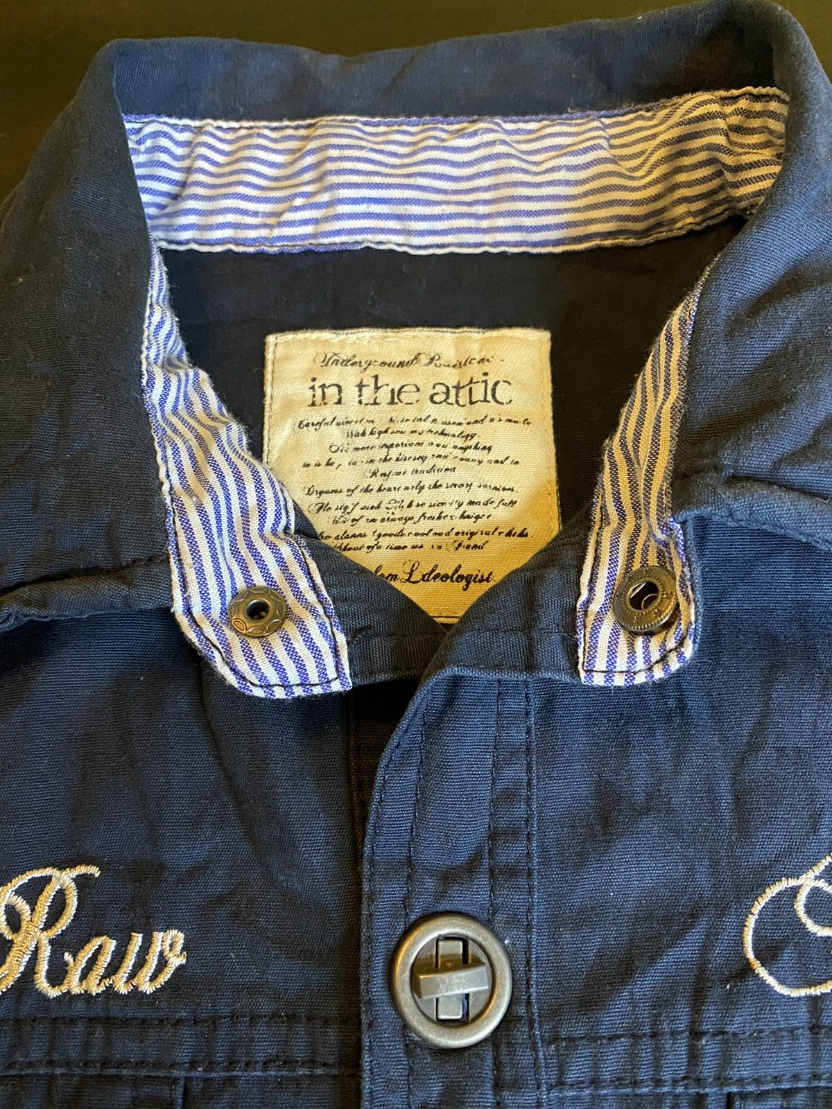 In The Attic Vintage Japanese In The Attic Cross Button Up LS Shirt Size US S / EU 44-46 / 1 - 3 Thumbnail