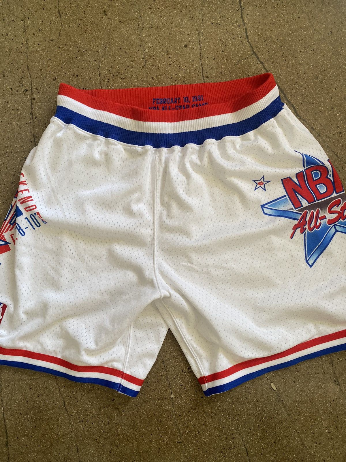 1991 nba all star shorts clearance