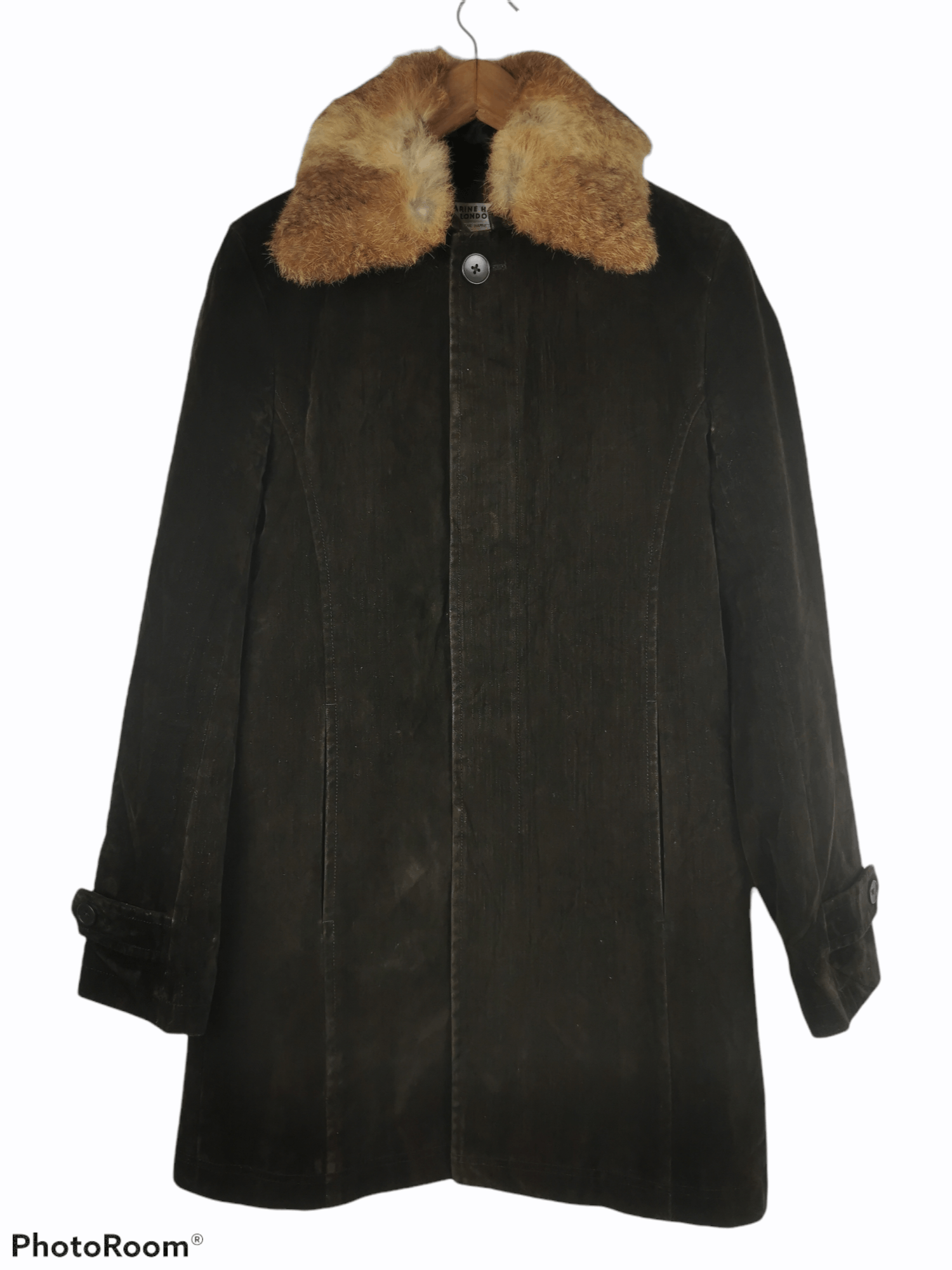 Katharine Hamnett Fur Long Coat