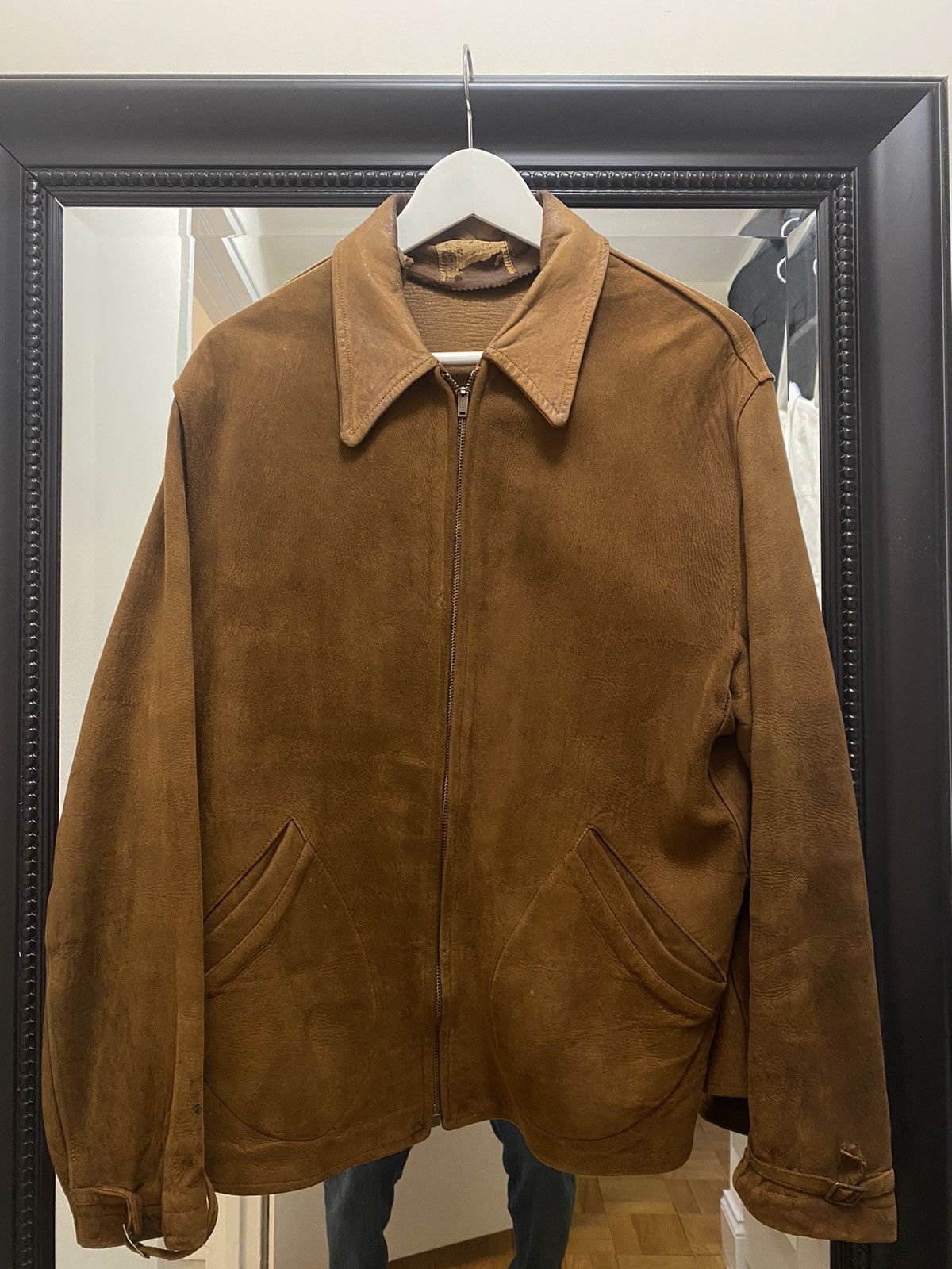 1940s Suede/Leather Western Jacket