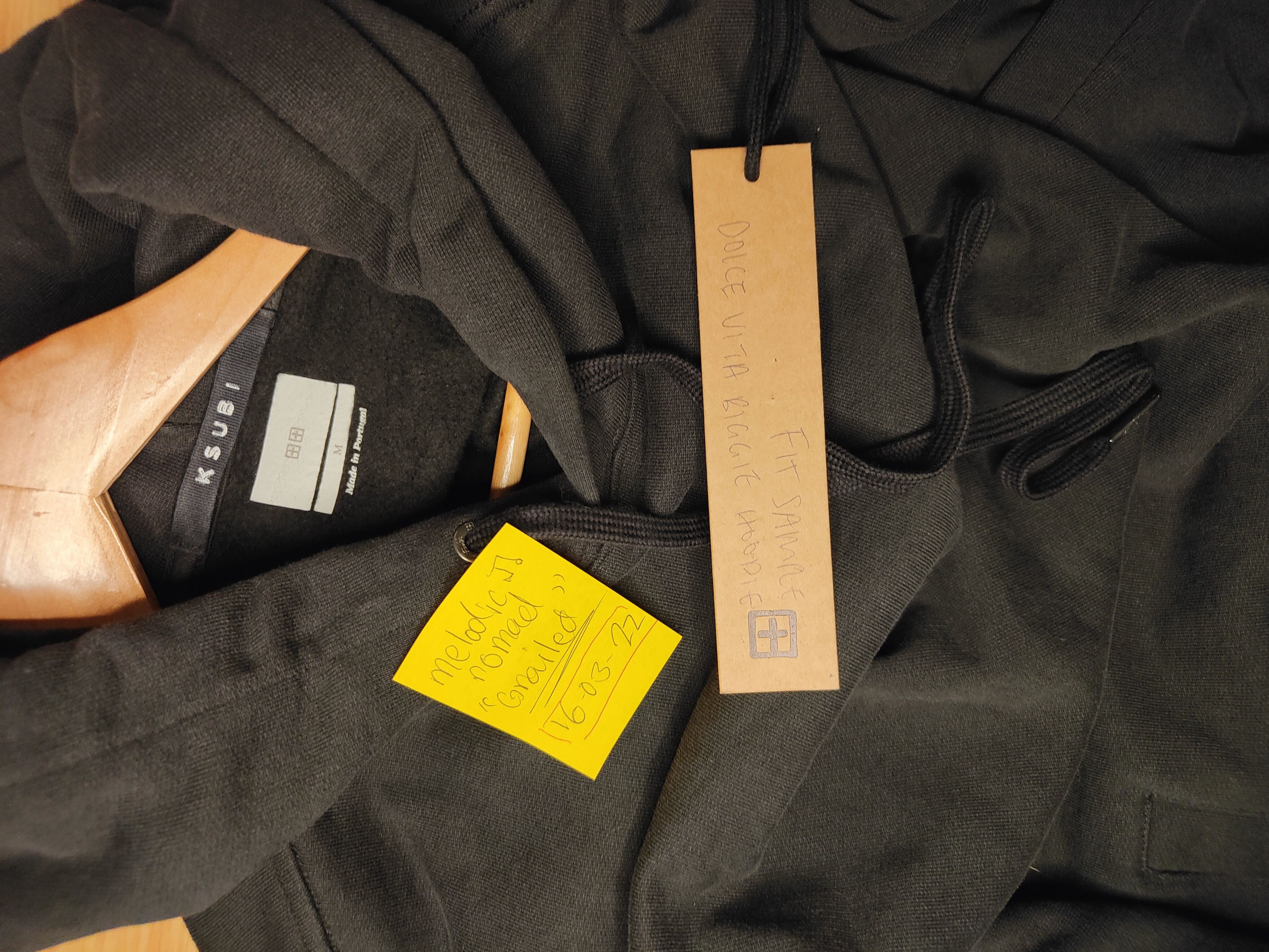 Ksubi KSUBI BIGGIE BLACK HOODIE Size US M / EU 48-50 / 2 - 2 Thumbnail