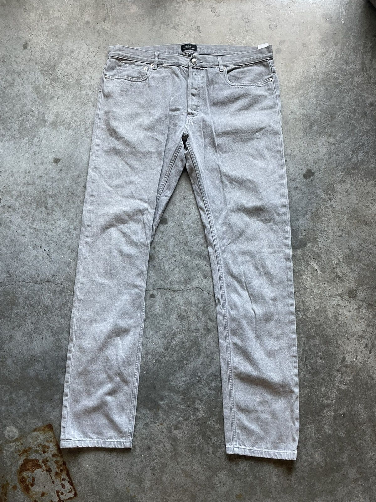 A.P.C. Petit New Standard 100% Cotton Light Gray Size US 36 / EU 52 - 1 Thumbnail