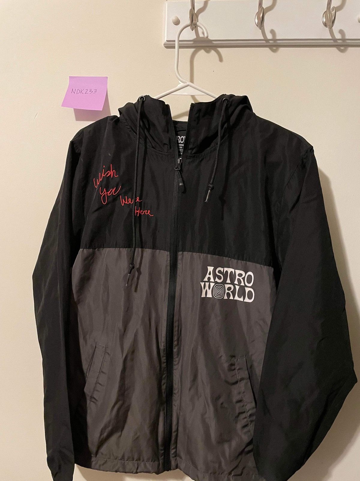 Astroworld merch windbreaker best sale