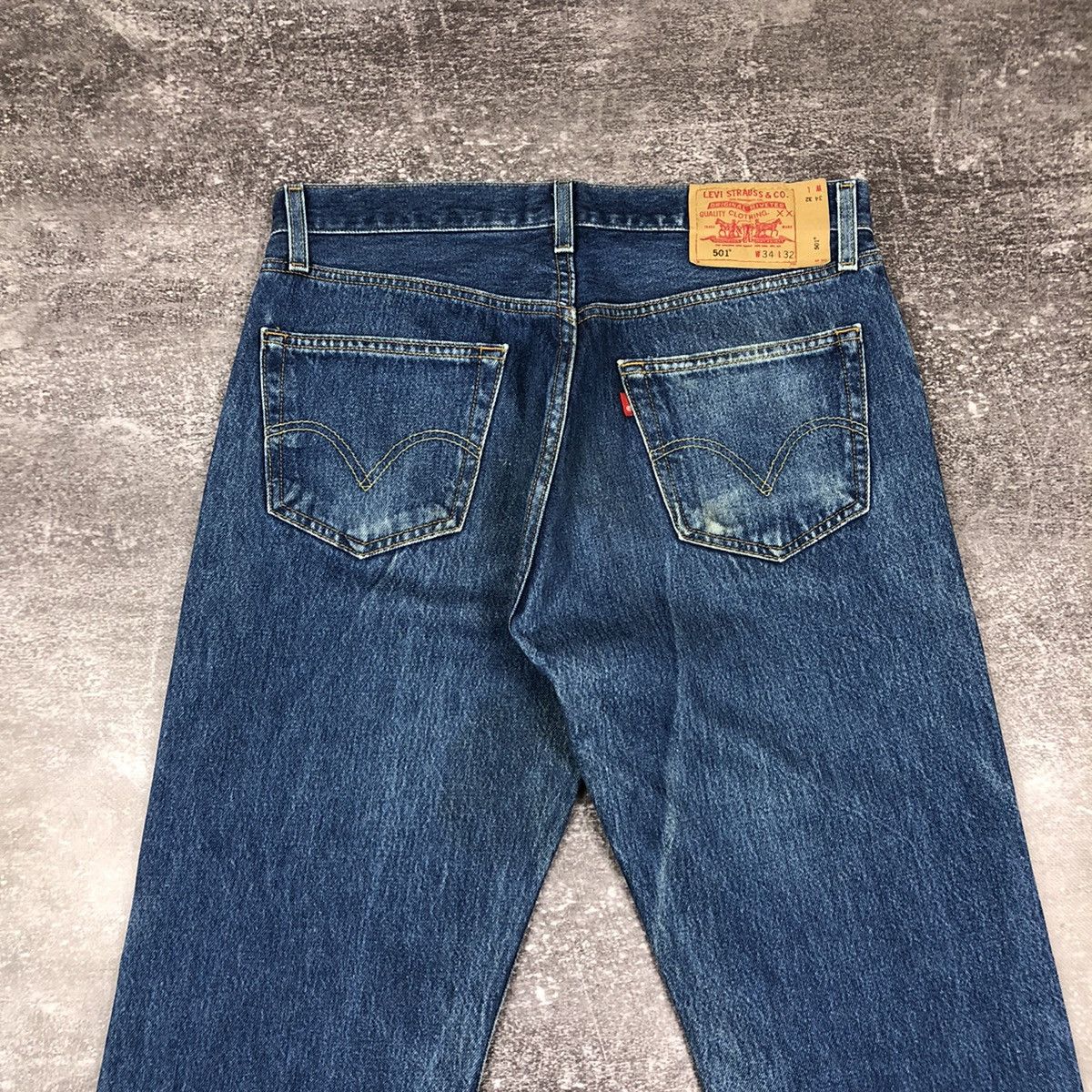 Levi's Vintage 90s Levi’s 34x32 Blue Jeans Made in Mexico Size US 34 / EU 50 - 2 Thumbnail