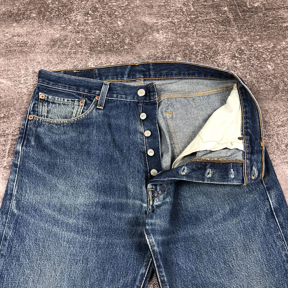 Levi's Vintage 90s Levi’s 34x32 Blue Jeans Made in Mexico Size US 34 / EU 50 - 7 Thumbnail