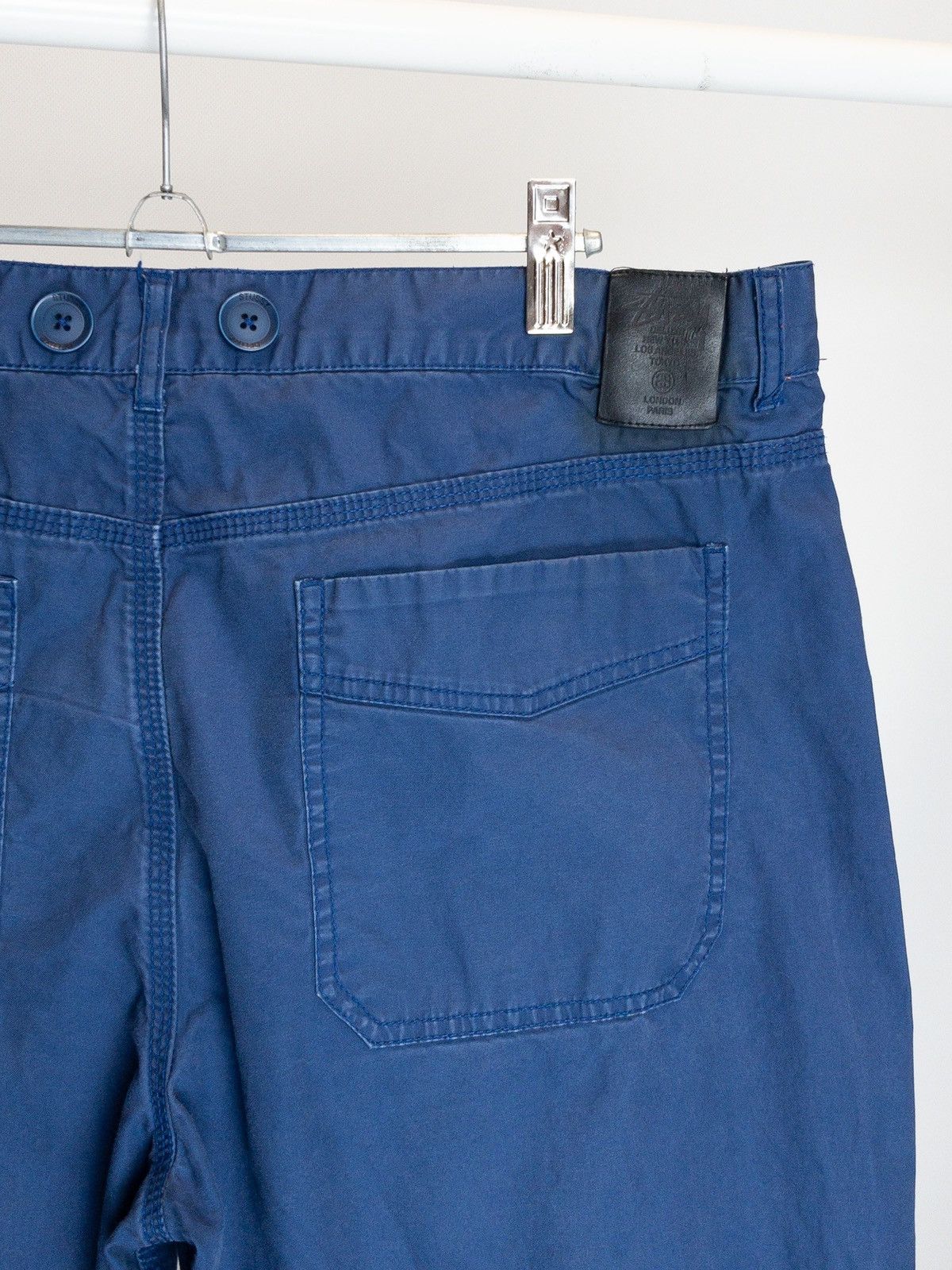 Stussy × Vintage Vintage Stussy Deluxe blue faded pant Size US 36 / EU 52 - 10 Thumbnail