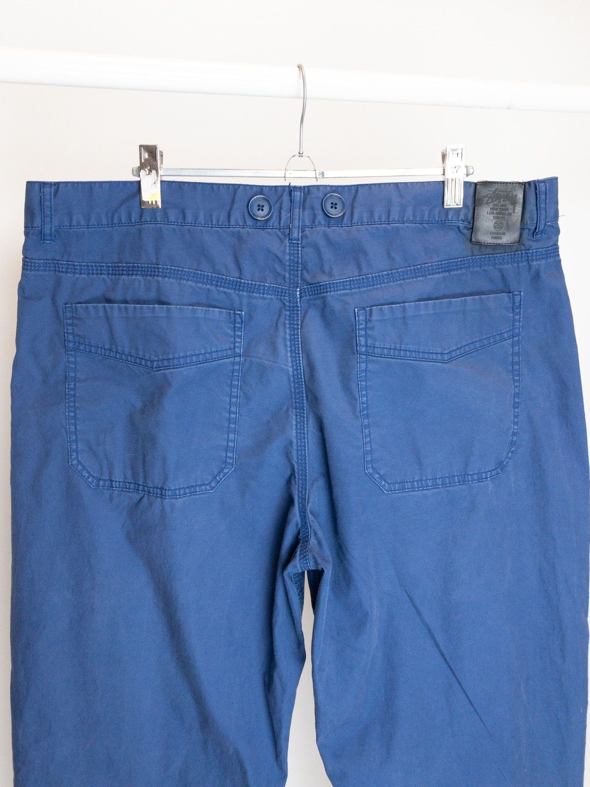 Stussy × Vintage Vintage Stussy Deluxe blue faded pant Size US 36 / EU 52 - 9 Thumbnail