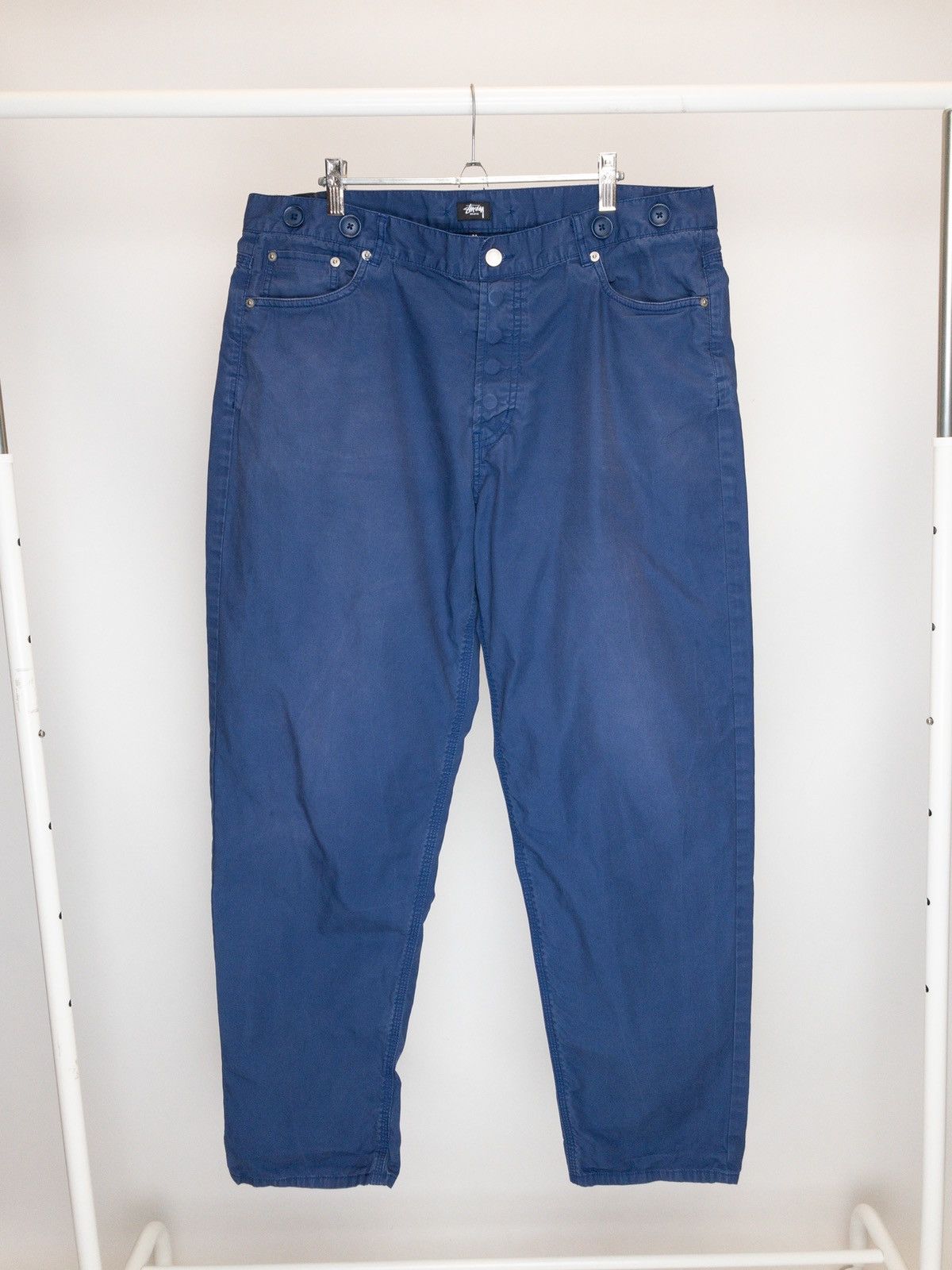 Vintage Stussy Deluxe blue faded pant