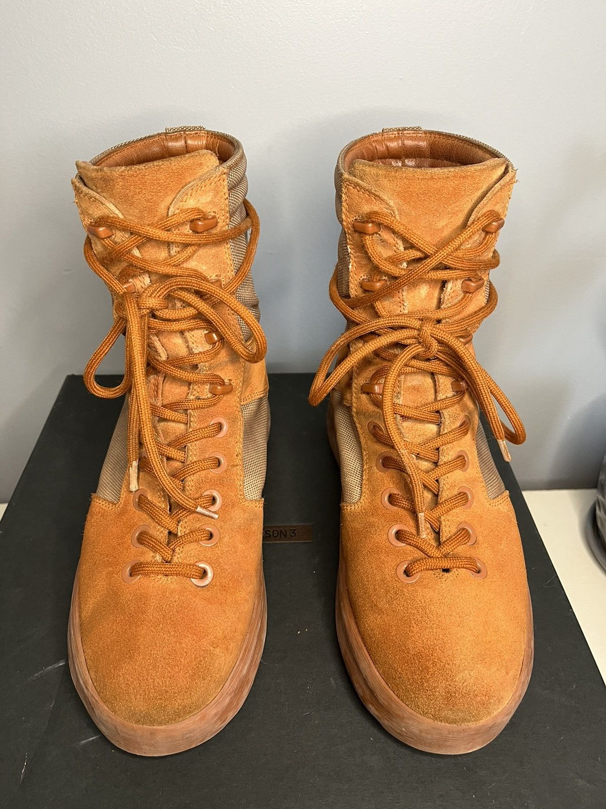 Yeezy Season Yeezy Season 3 Military Boots Burnt Sienna | Grailed