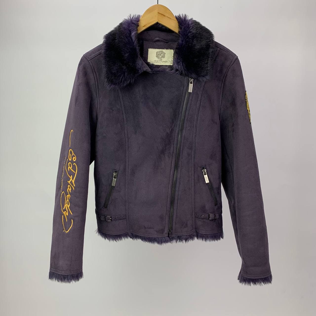 Ed Hardy Fur Jacket | Grailed