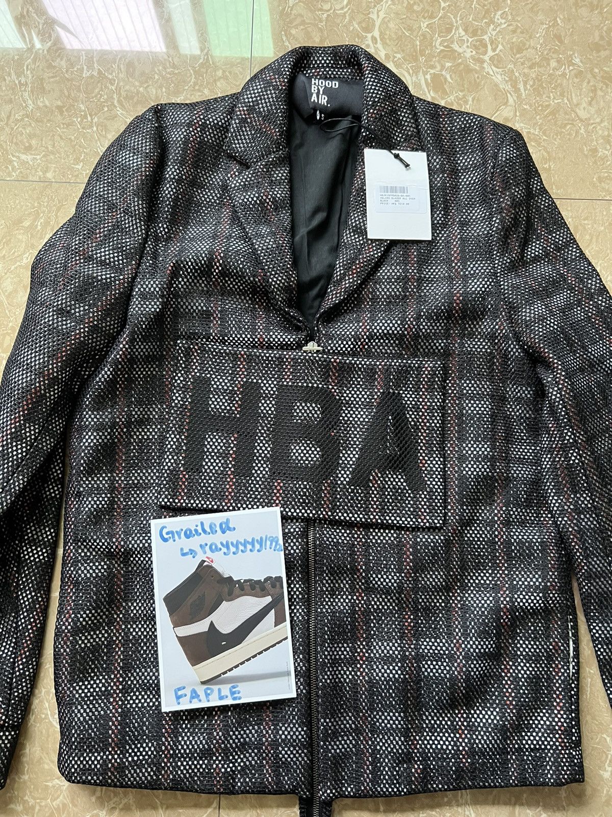 Hood By Air Runway Collection Black Velcro Blazer Size US S / EU 44-46 / 1 - 6 Thumbnail