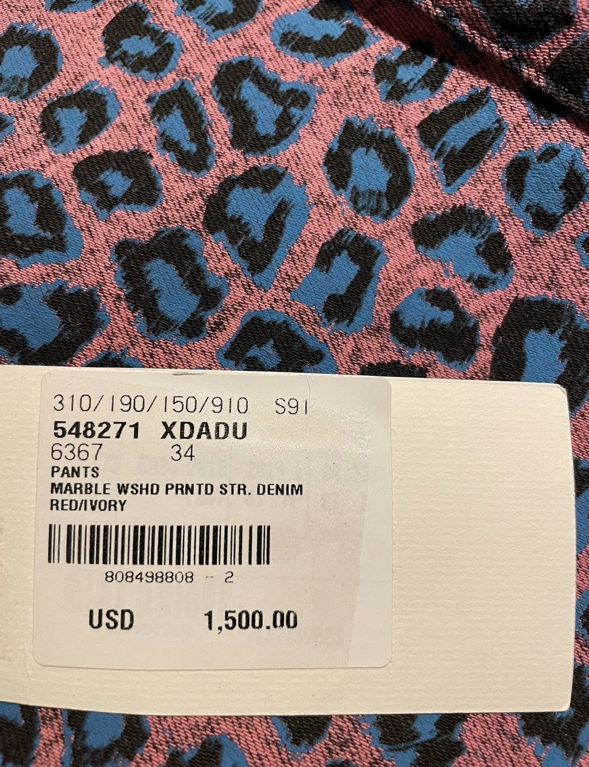Gucci $1,700 Value Runway Rare Limited Leopard Skinny Denim Jeans Size US 31 - 3 Thumbnail