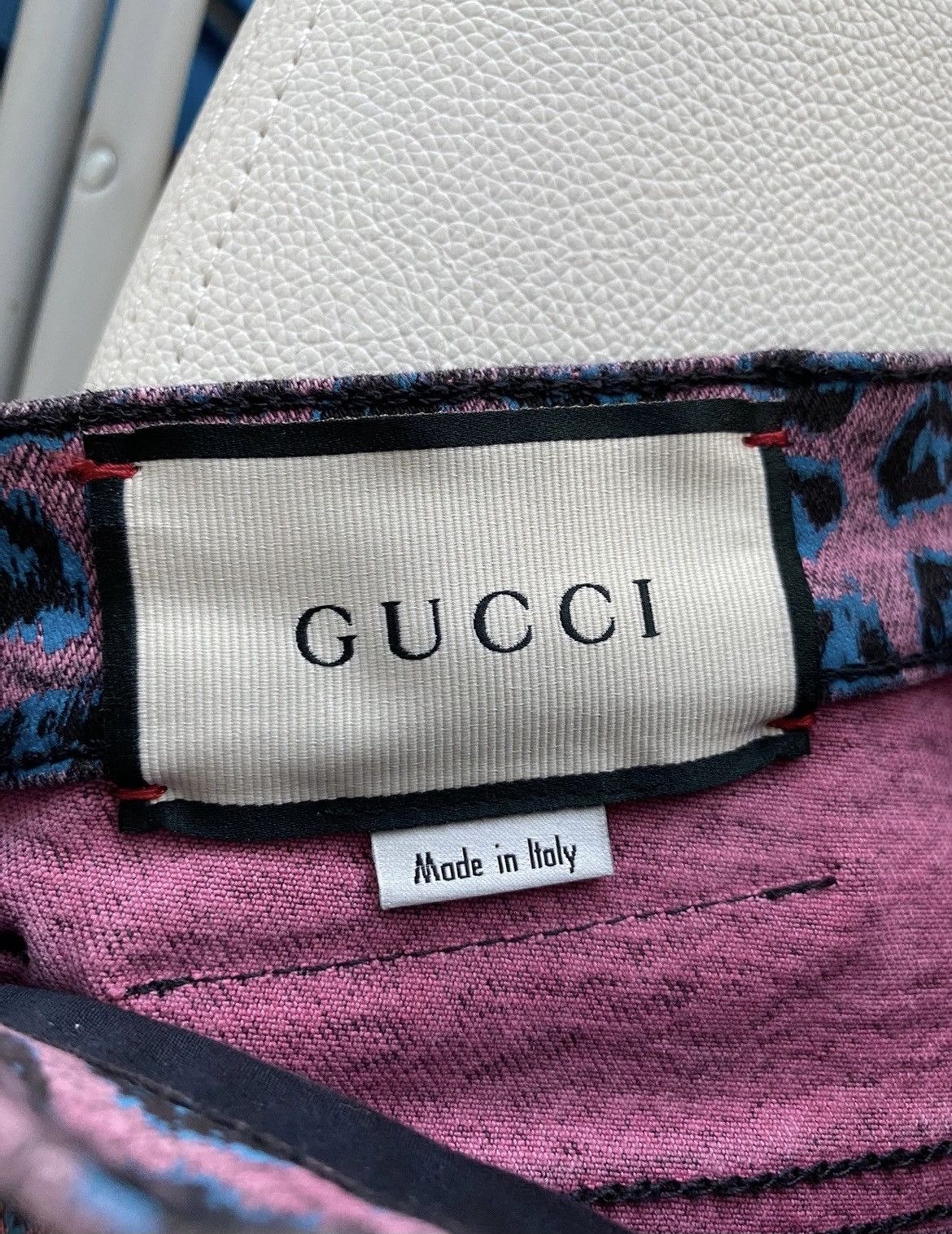 Gucci $1,700 Value Runway Rare Limited Leopard Skinny Denim Jeans Size US 31 - 13 Thumbnail