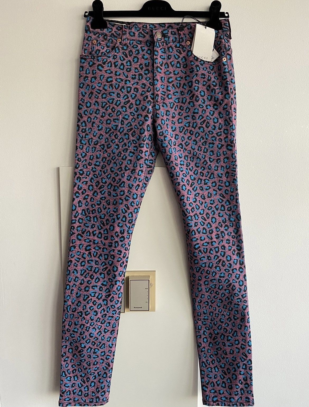 Gucci $1,700 Value Runway Rare Limited Leopard Skinny Denim Jeans Size US 31 - 6 Thumbnail