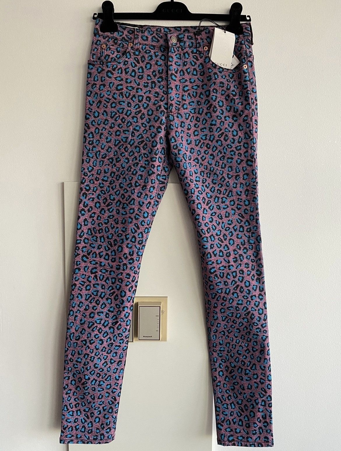 Gucci $1,700 Value Runway Rare Limited Leopard Skinny Denim Jeans Size US 31 - 7 Thumbnail