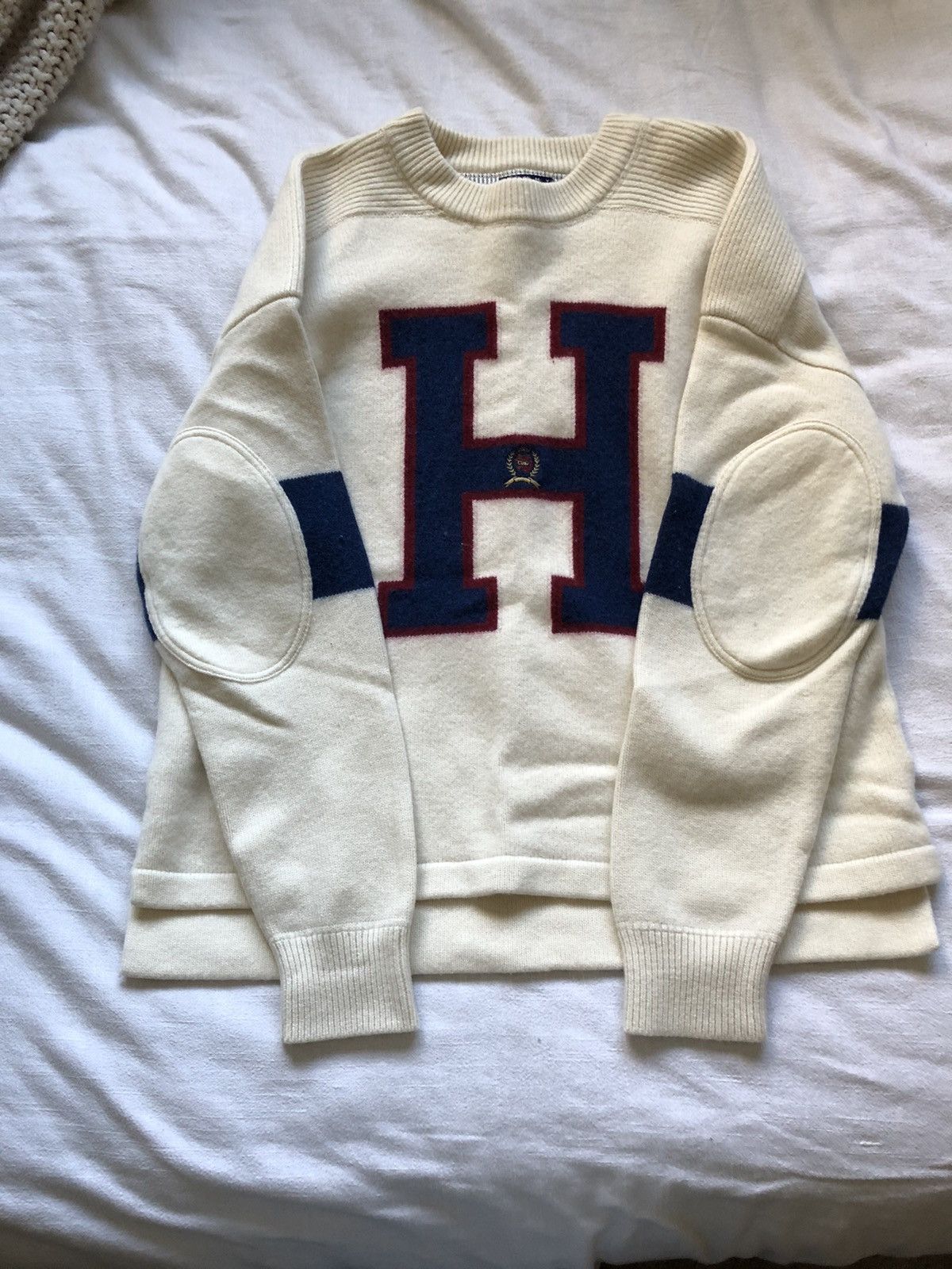 Kith Tommy Hilfiger Kith Tommy Hilfiger Varsity H Sweater Grailed
