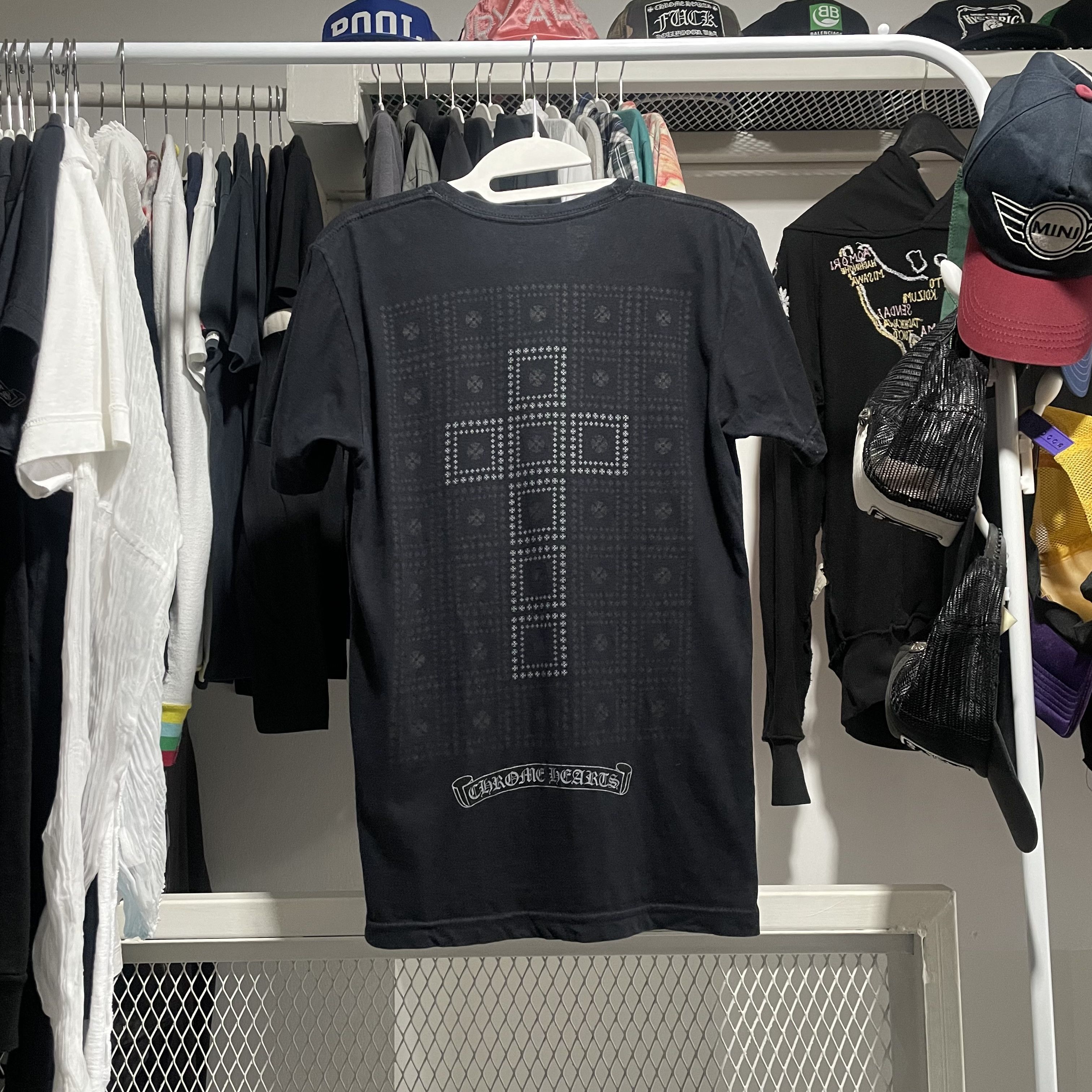 Chrome Hearts Chrome Hearts Cross Tee Size US S / EU 44-46 / 1 - 1 Thumbnail