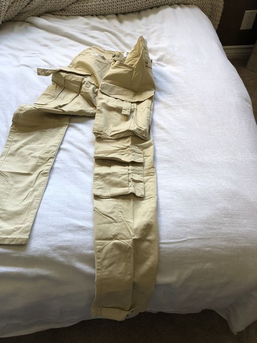 Profound Aesthetic Profound Aesthetic sample tan cargo pants Grailed