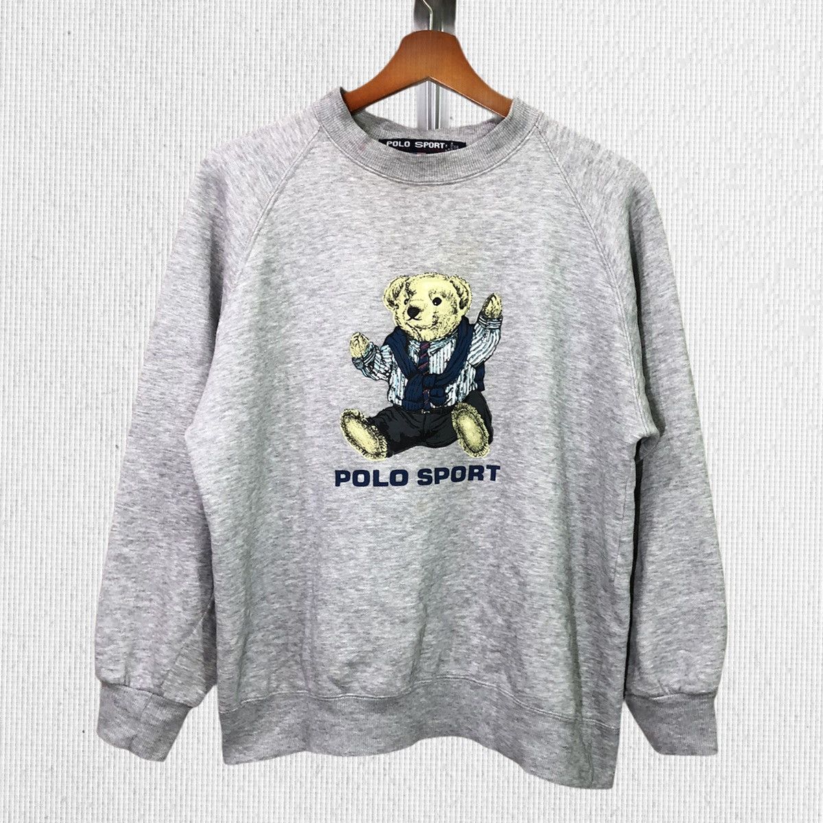 90S Ralph Lauren POLO SPORTS スウェット L 90s POLO SPORT Logo Half-Zip Sweat 緑 L ポロスポーツ ハーフ
