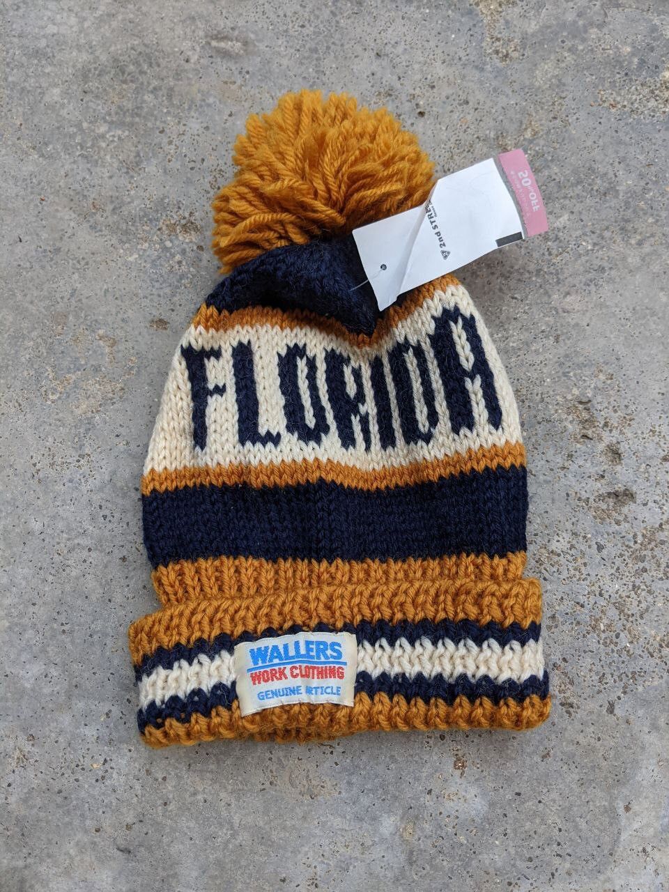 NCAA Vintage Deadstock Florida Wallers Work Clothing Beanies Size ONE SIZE - 1 Thumbnail