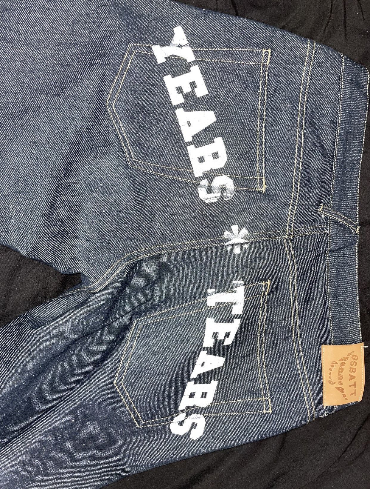 Other Years of Tears Flying Bat Selvedge Denim * Size US 34 / EU 50 - 2 Thumbnail