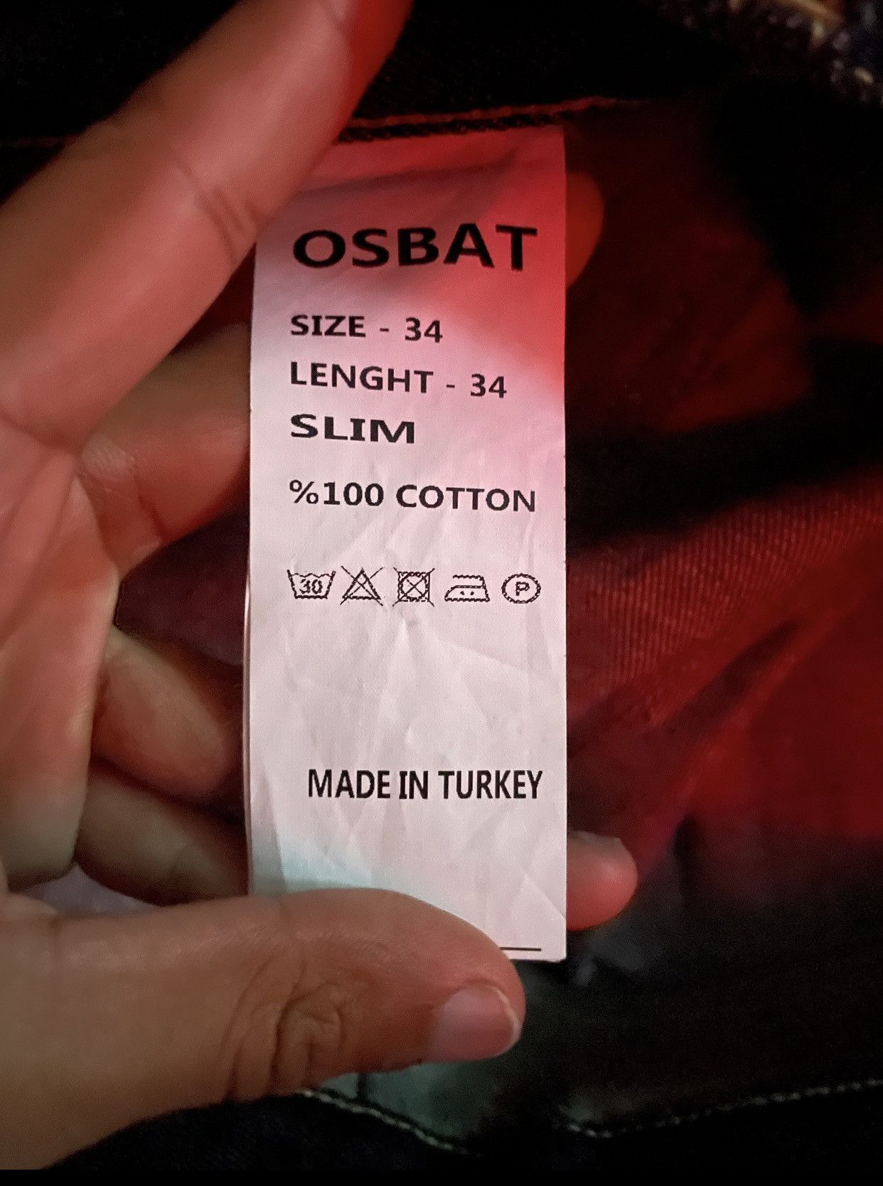 Other Years of Tears Flying Bat Selvedge Denim * Size US 34 / EU 50 - 3 Thumbnail