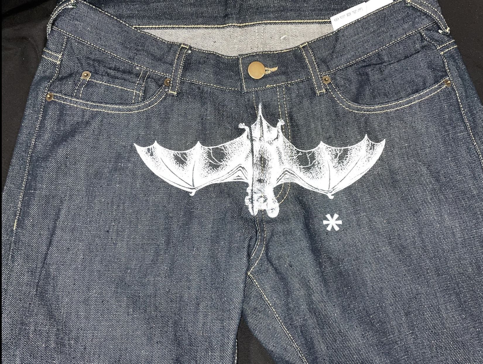 Other Years of Tears Flying Bat Selvedge Denim * Size US 34 / EU 50 - 1 Thumbnail