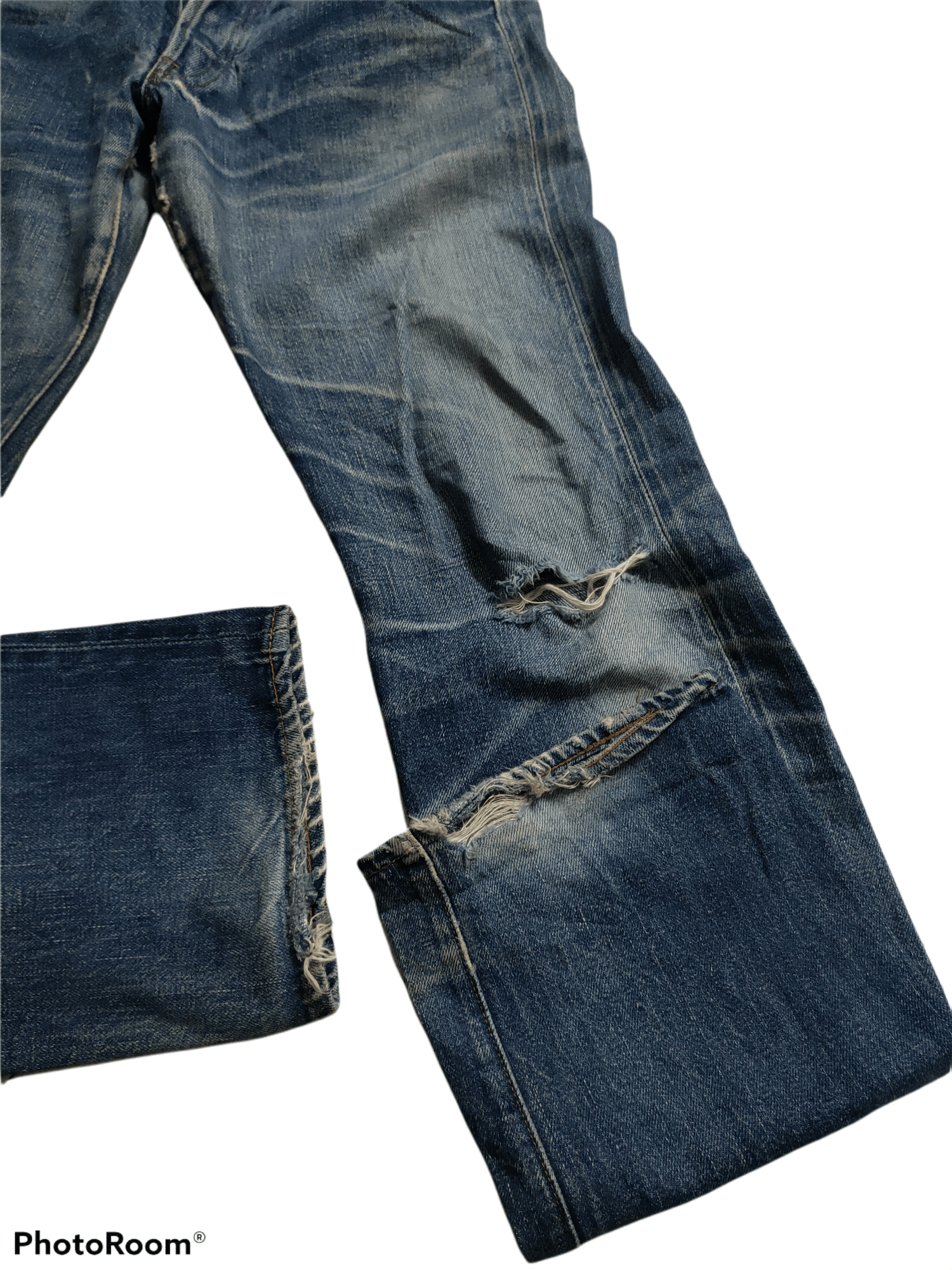 Full Count & Co. Full Count Denim x Distressed Style Size US 30 / EU 46 - 8 Thumbnail