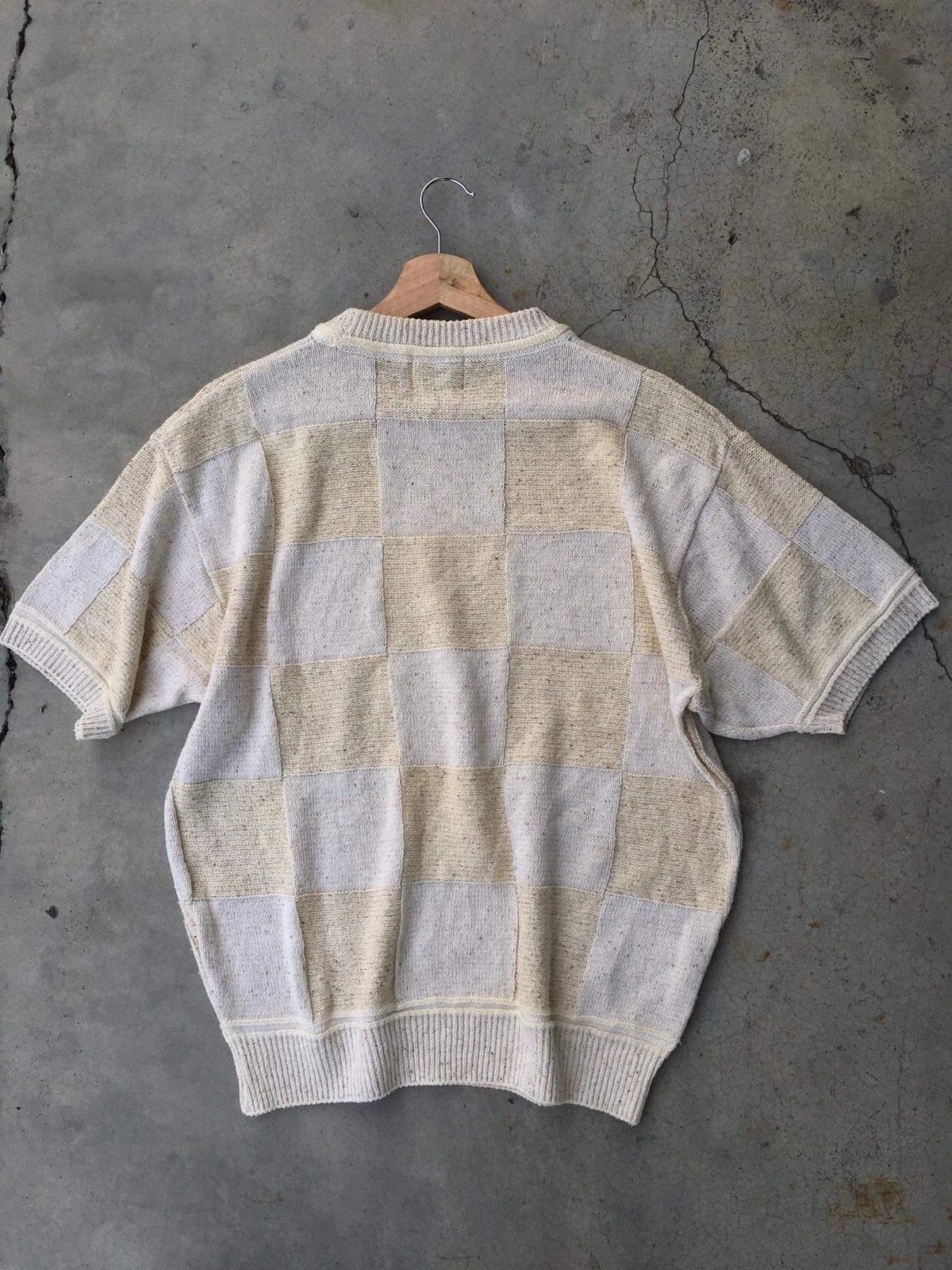 Aran Isles Knitwear × Vintage 📌Japanese DURR Pullover Knitting Box Design Size US M / EU 48-50 / 2 - 9 Thumbnail