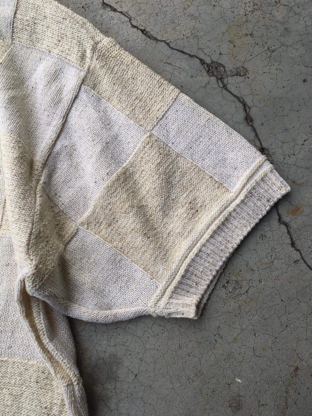 Aran Isles Knitwear × Vintage 📌Japanese DURR Pullover Knitting Box Design Size US M / EU 48-50 / 2 - 10 Thumbnail