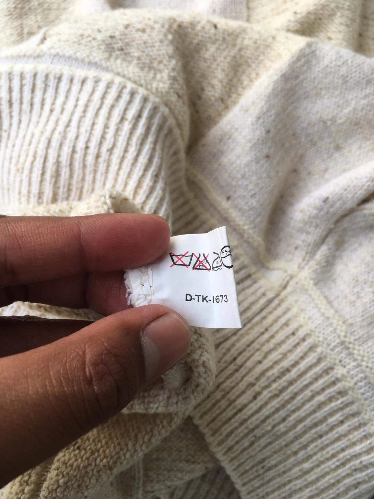 Aran Isles Knitwear × Vintage 📌Japanese DURR Pullover Knitting Box Design Size US M / EU 48-50 / 2 - 8 Thumbnail