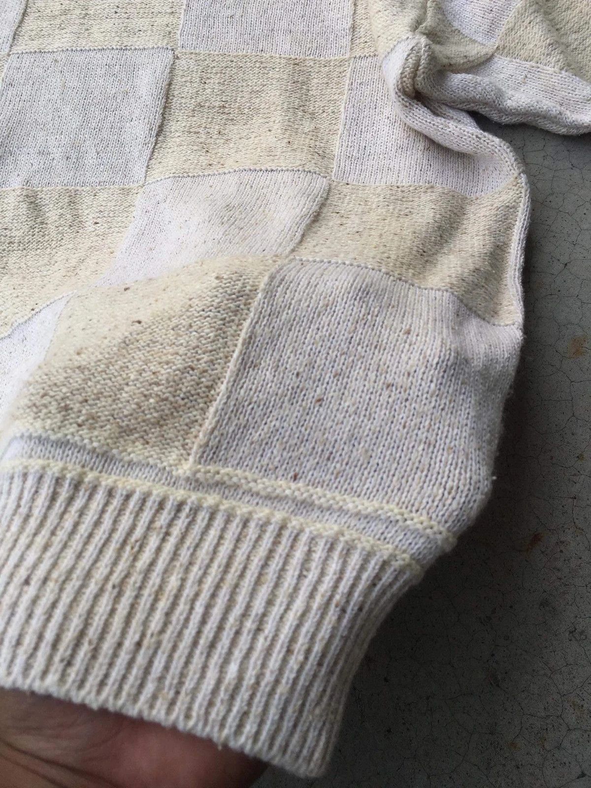 Aran Isles Knitwear × Vintage 📌Japanese DURR Pullover Knitting Box Design Size US M / EU 48-50 / 2 - 3 Thumbnail