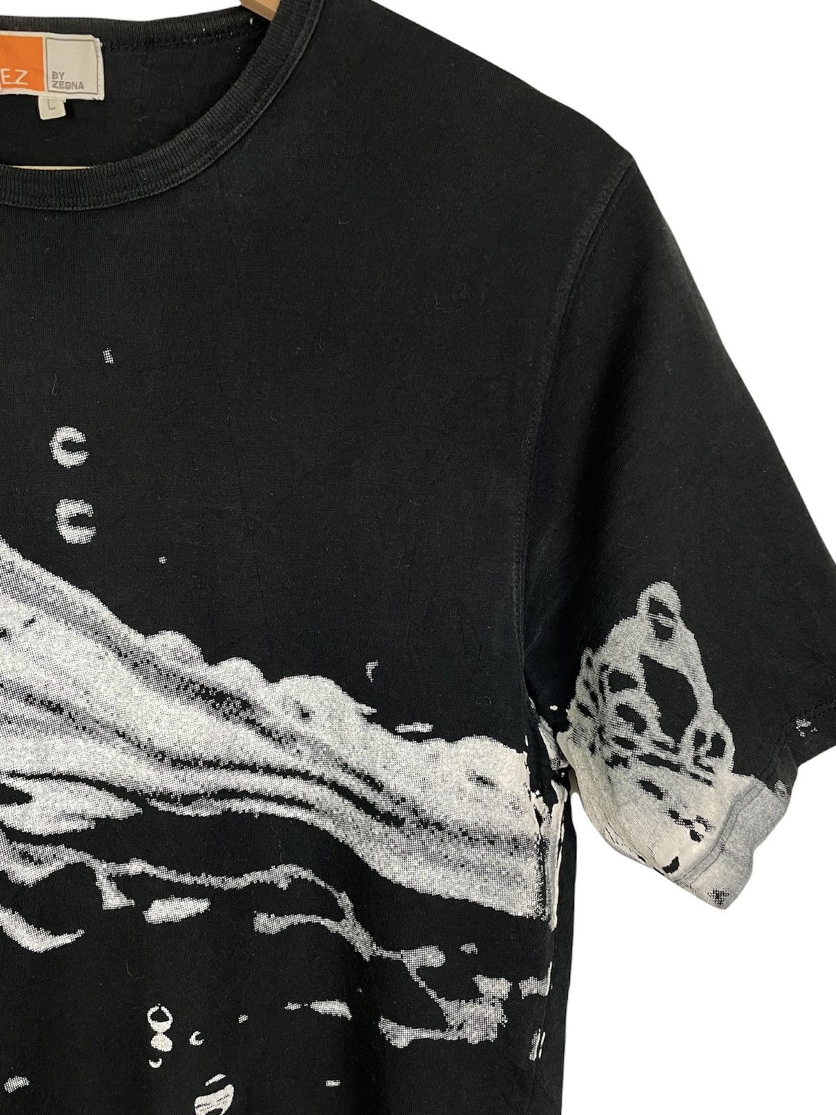 Ermenegildo Zegna × Z Zegna EZ by Zegna SS2004 | Liquid Abstract Print Tee L Size US S / EU 44-46 / 1 - 9 Thumbnail