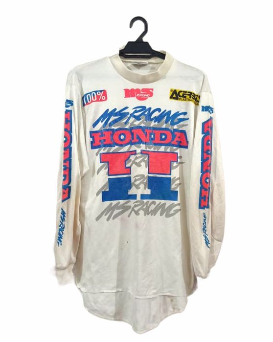 Vintage rare vintage 80's Honda msr racing long sleeve jersey | Grailed