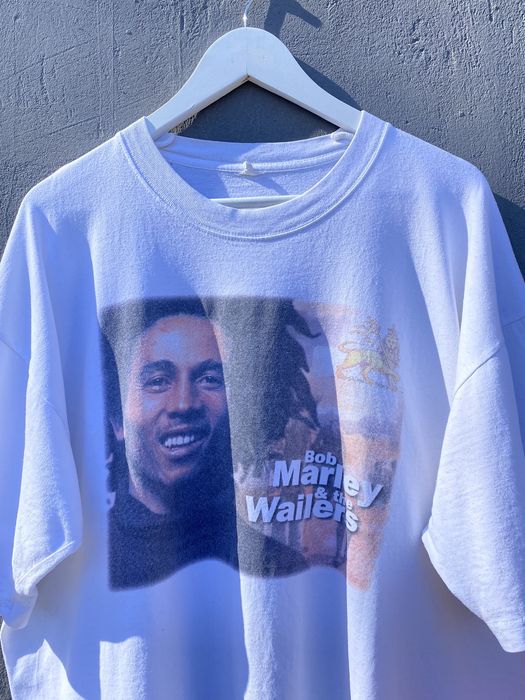 Vintage Vintage 90s Bob Marley ‘The Wailers’ Rap Band Tee L | Grailed