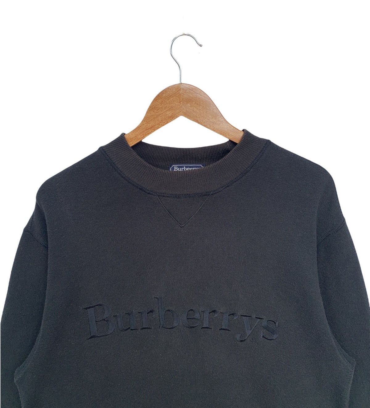 Burberry Rare Vtg Burberrys Sweatshirt Spellout Embroidery Size US L / EU 52-54 / 3 - 2 Thumbnail
