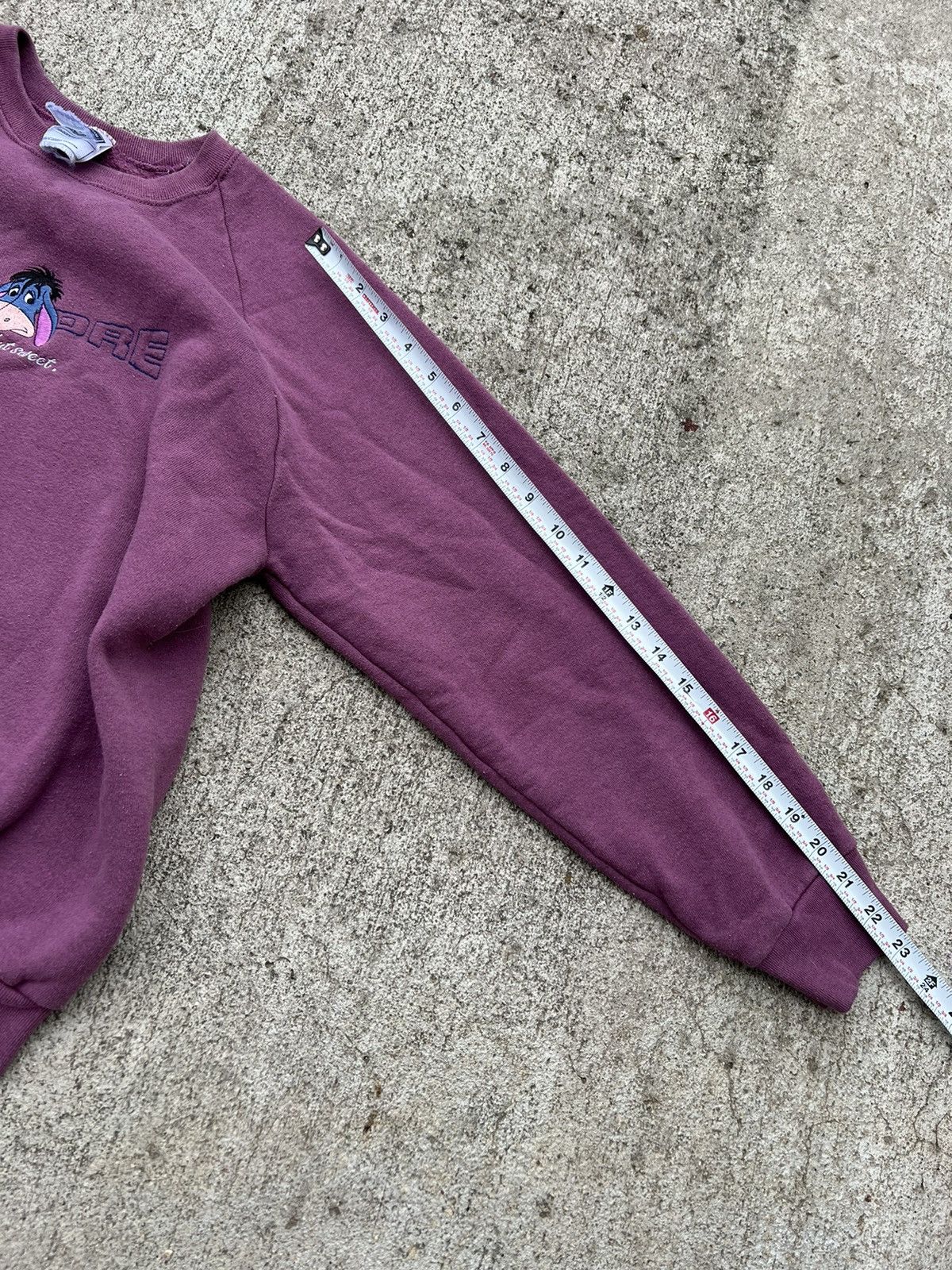 Disney × Vintage Vintage 90’s Eeyore Pooh Disney Embroidered Sweatshirt Size US M / EU 48-50 / 2 - 8 Thumbnail
