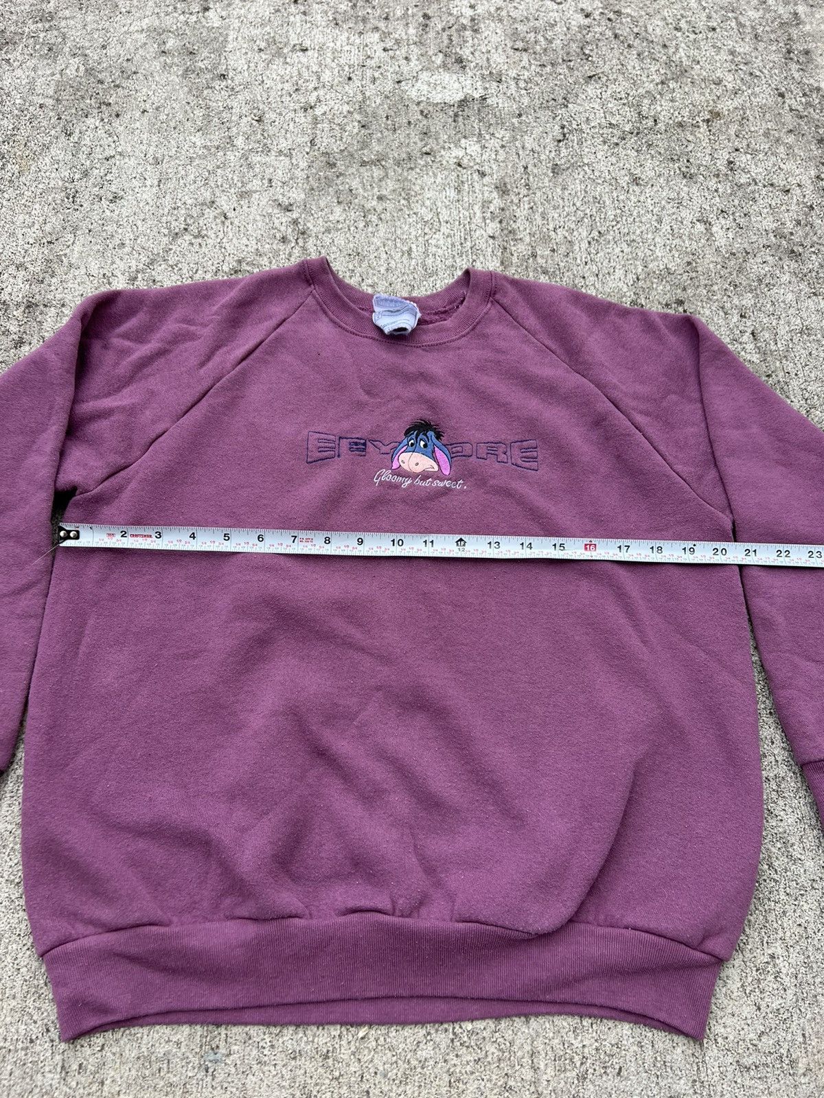 Disney × Vintage Vintage 90’s Eeyore Pooh Disney Embroidered Sweatshirt Size US M / EU 48-50 / 2 - 7 Thumbnail