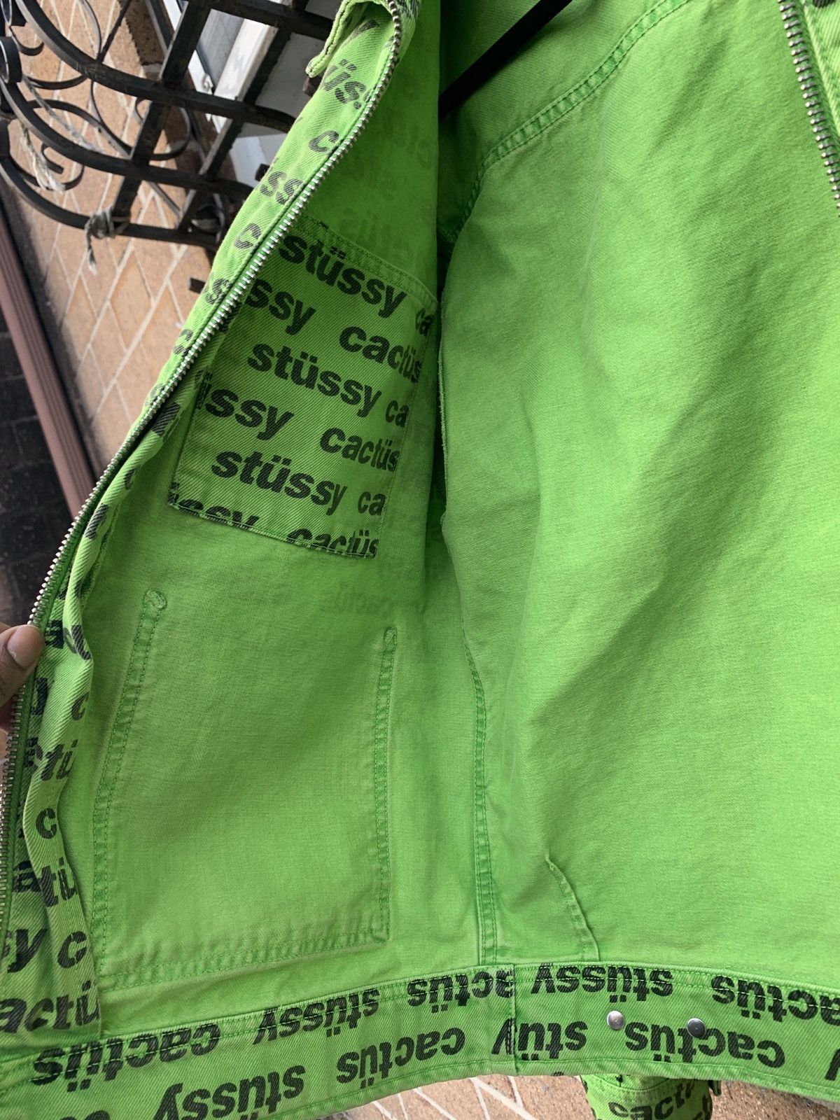 Cactus Plant Flea Market × Stussy CPFM Stussy Zip Denim Work 