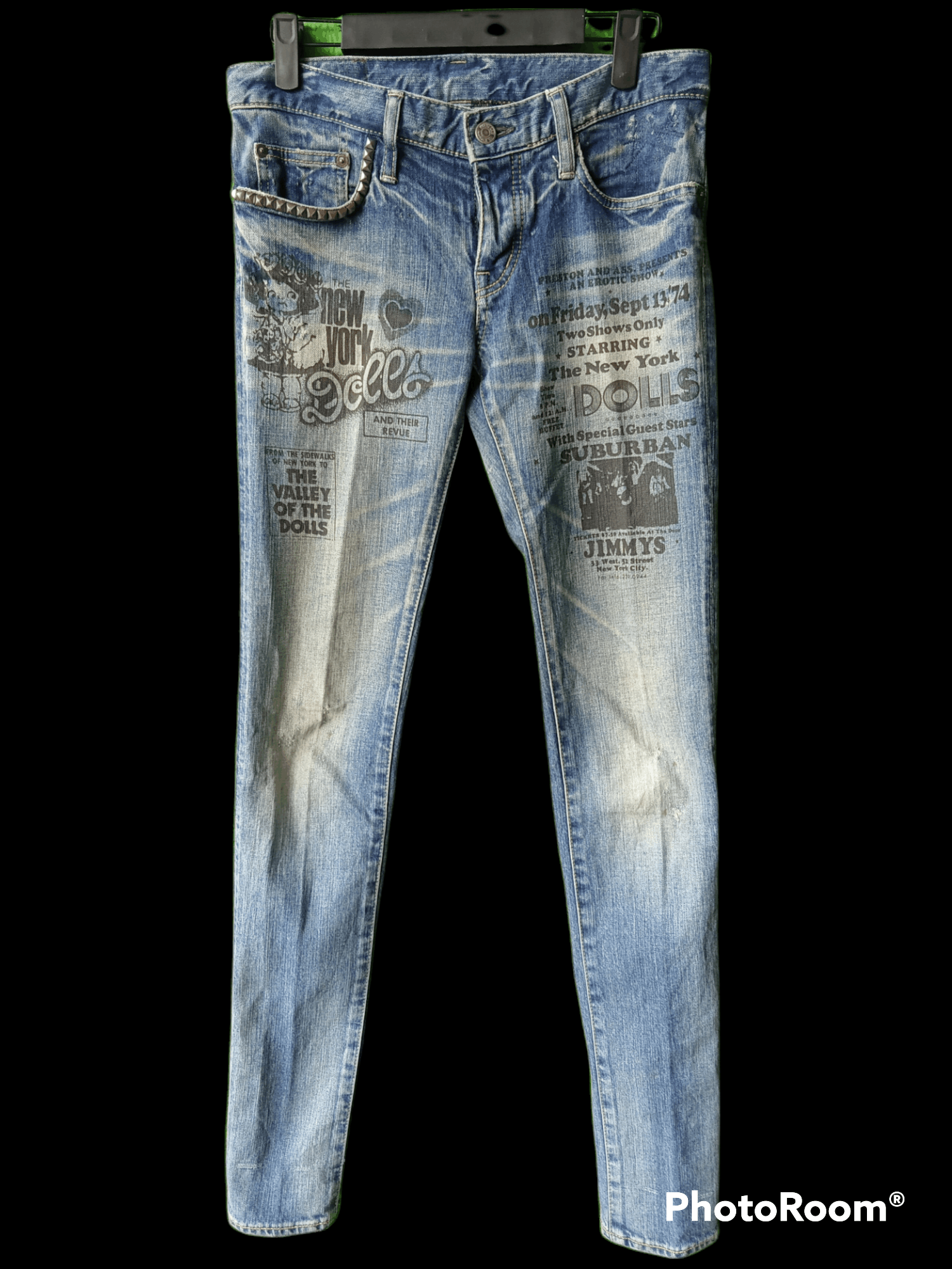 HYSTERIC GLAMOUR × NEW YORK DOLLS denim pants | NOIR ONLINE