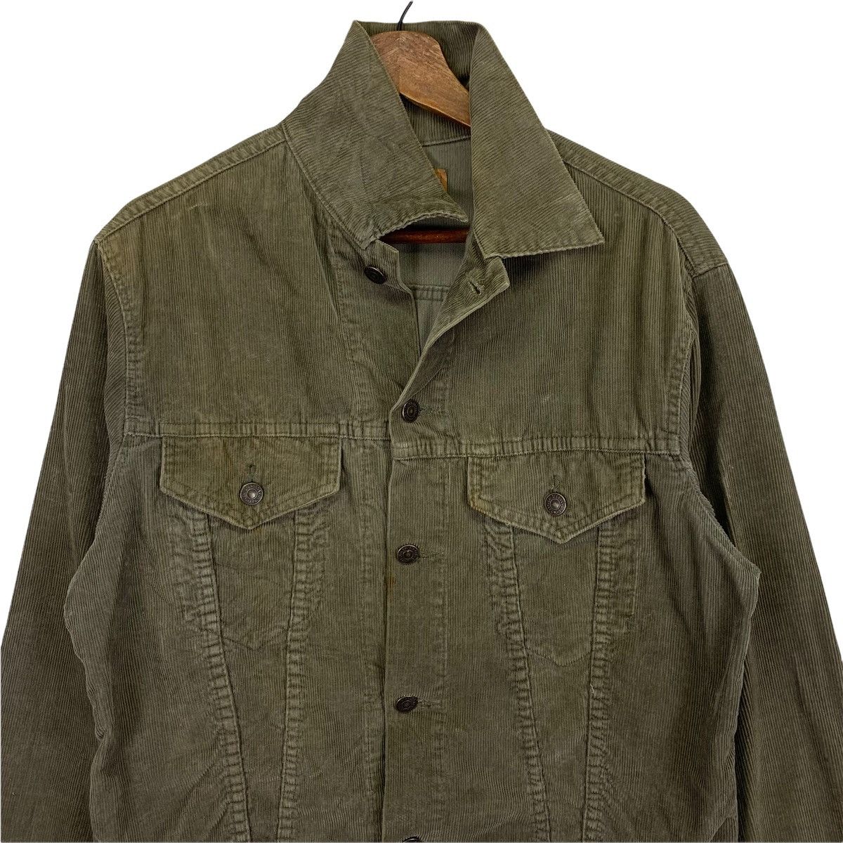 Levi's Vintage Levis Corduroy Denim Jacket Size US M / EU 48-50 / 2 - 2 Thumbnail