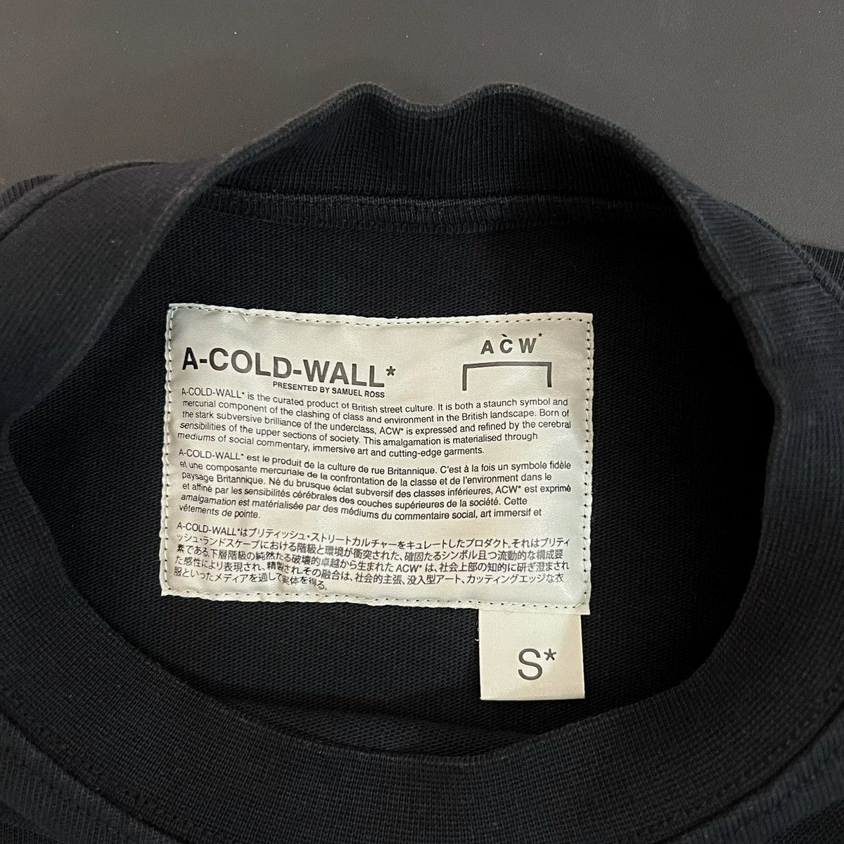 A-COLD-WALL* SS20 A-COLD-WALL* BLOCK PAINTED TEE Size US S / EU 44-46 / 1 - 7 Thumbnail