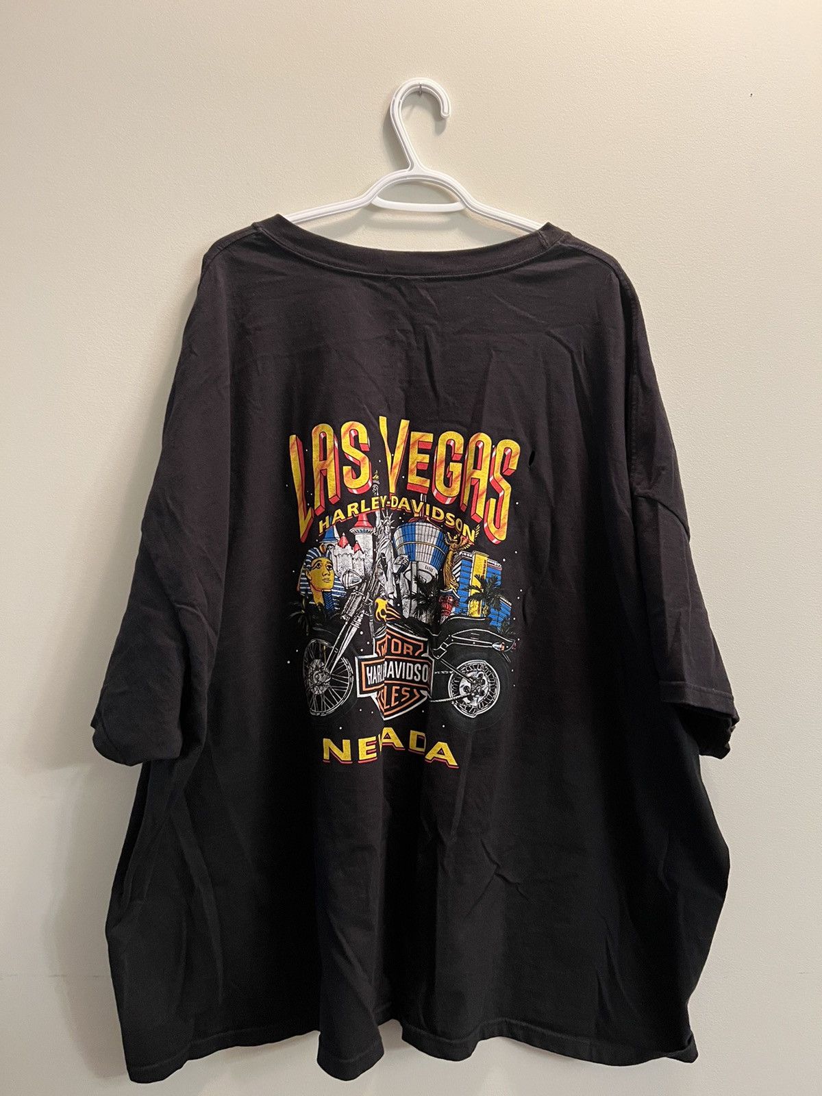 Harley Davidson × Vintage VINTAGE HARLEY DAVIDSON 90s LAS VEGAS SHIRT Size US XXL / EU 58 / 5 - 1 Thumbnail