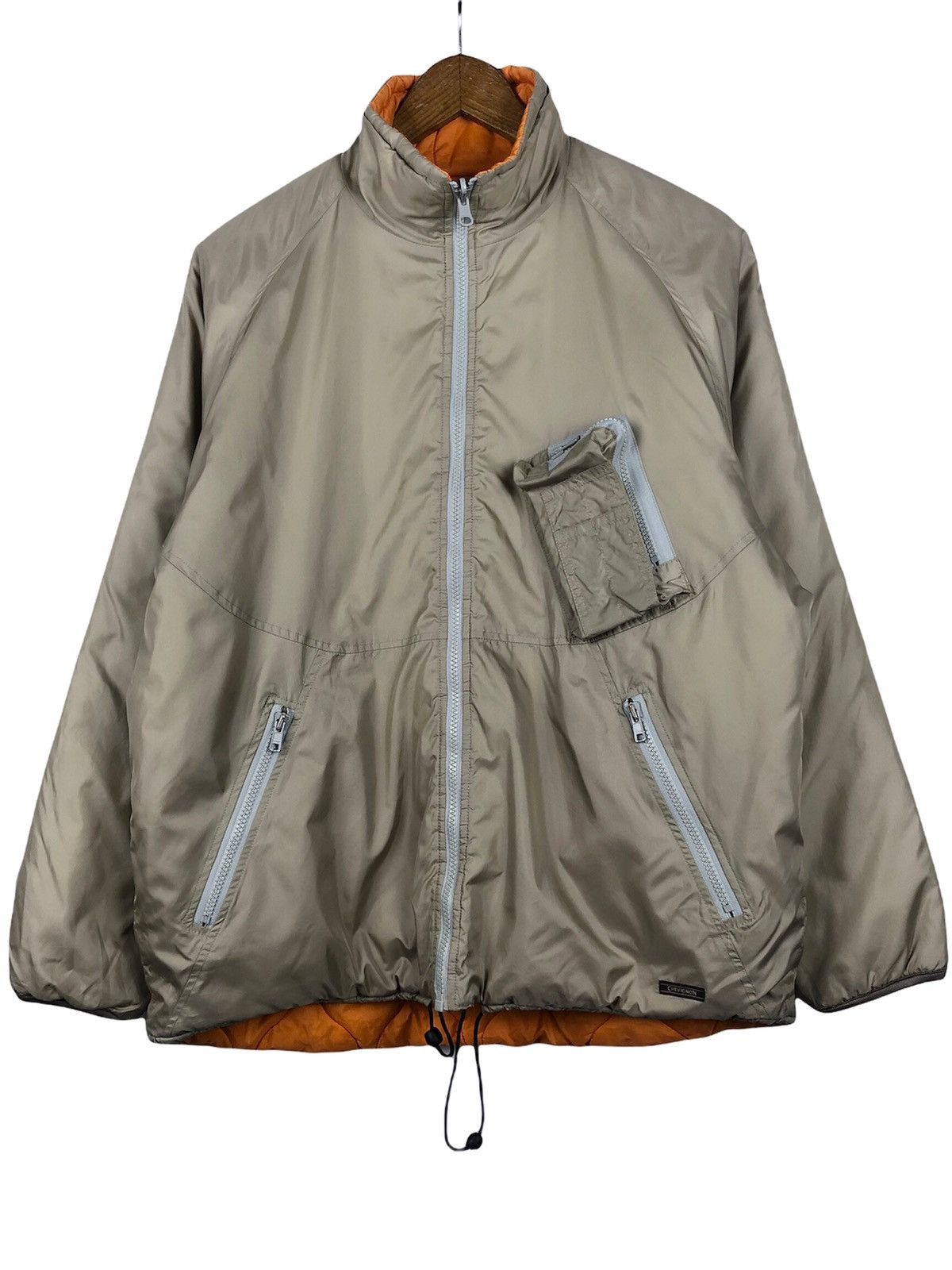 Chevignon Vintage Chevignon Reversible Light Zipper Jacket Size US M / EU 48-50 / 2 - 1 Thumbnail