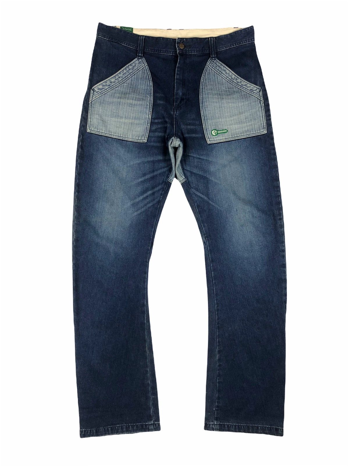 Vintage Vintage Key Industries Workwear Denim Size US 36 / EU 52 - 1 Thumbnail