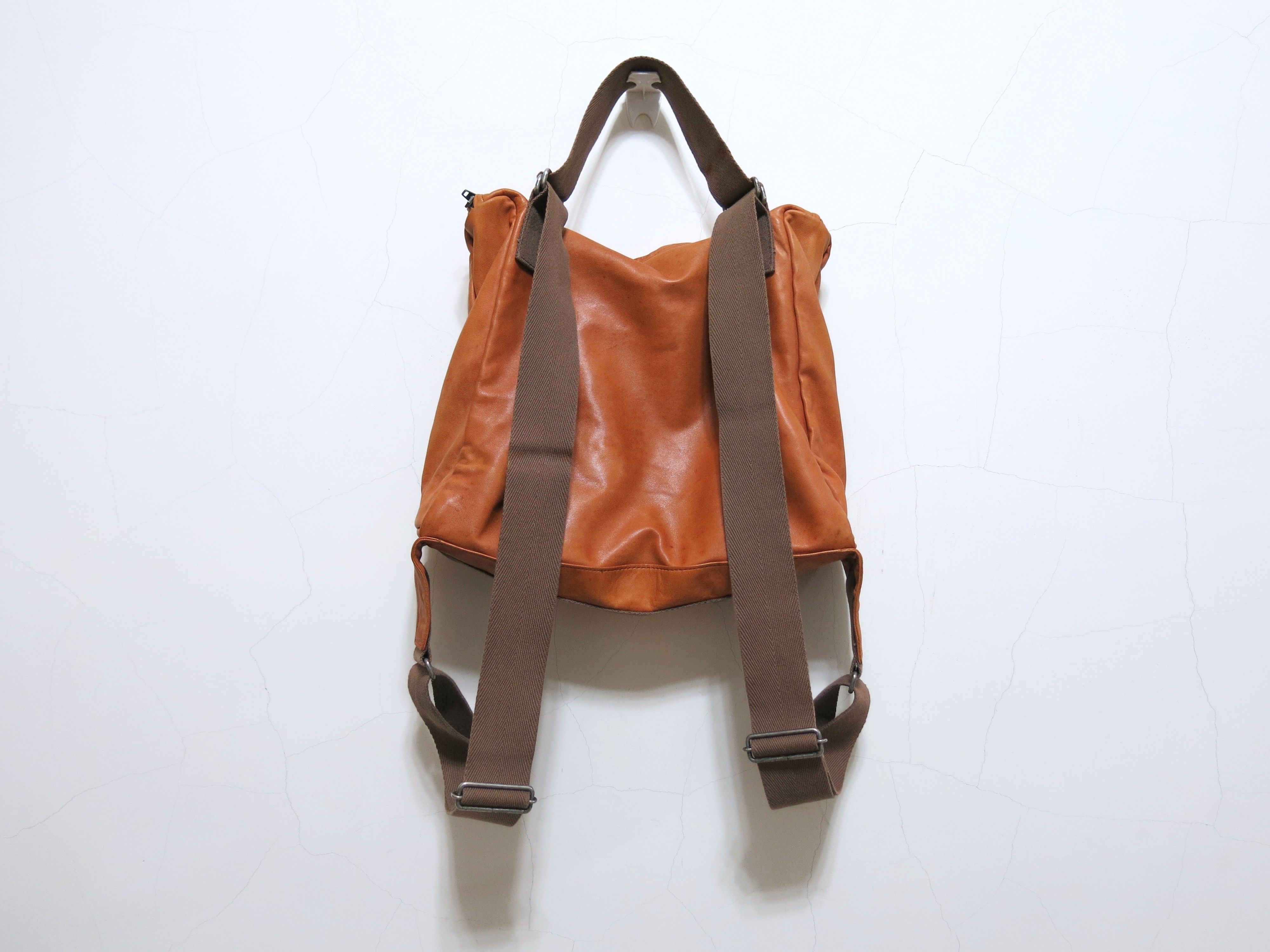 Yohji Yamamoto Pour Homme 3-Way Horse Hide Cross Body Bag Size ONE SIZE - 8 Thumbnail