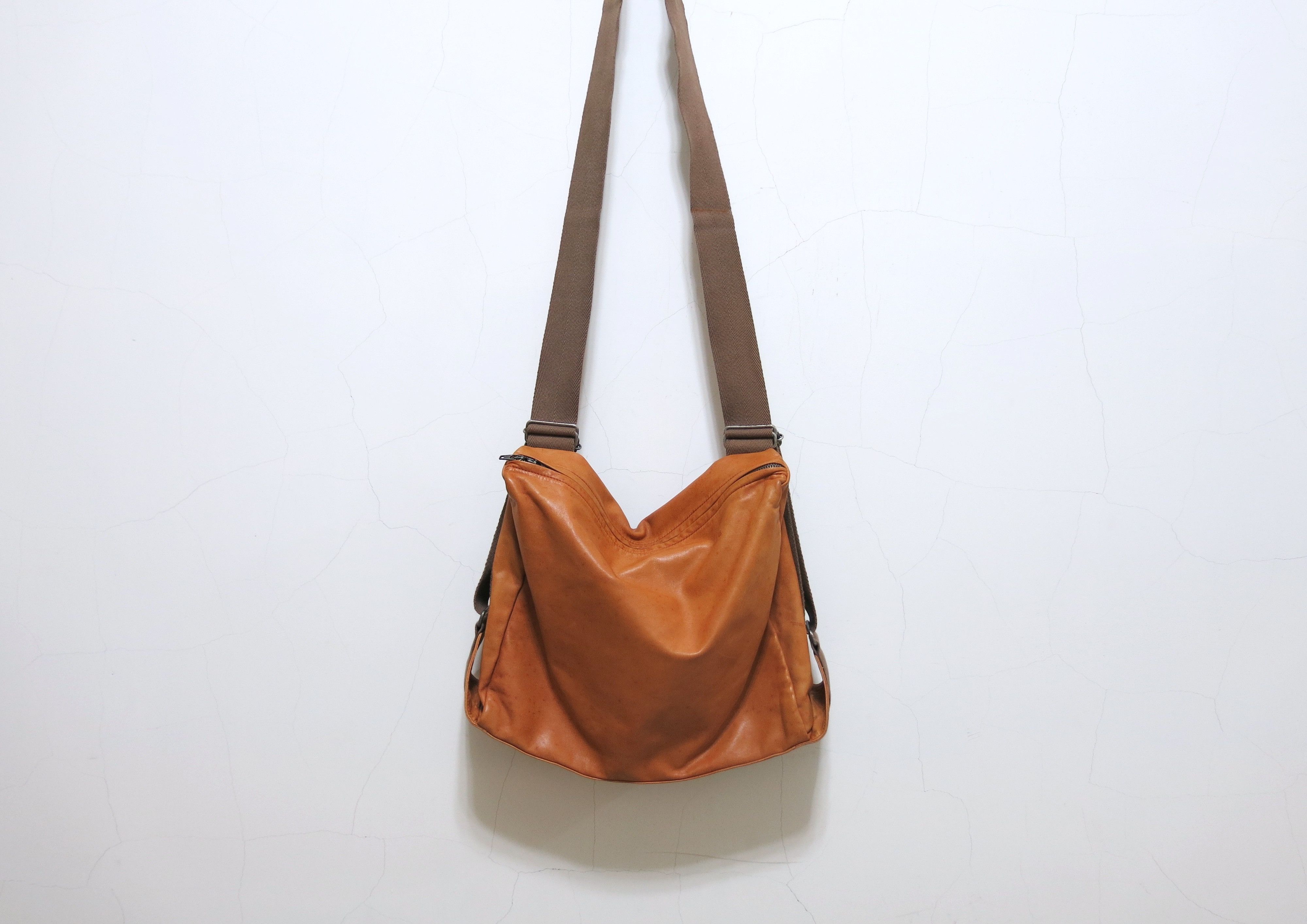 Yohji Yamamoto Pour Homme 3-Way Horse Hide Cross Body Bag Size ONE SIZE - 2 Thumbnail