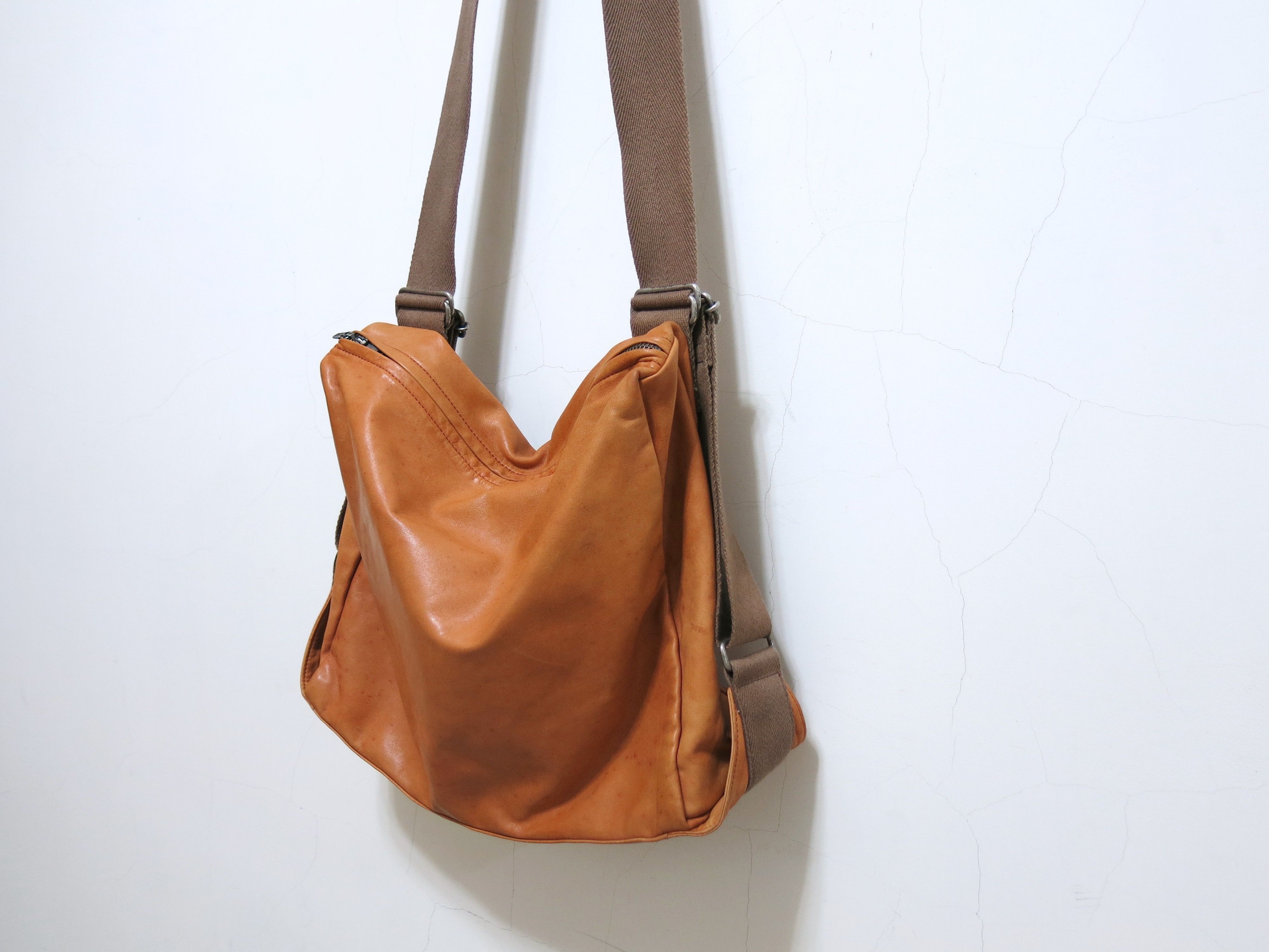 Yohji Yamamoto Pour Homme 3-Way Horse Hide Cross Body Bag Size ONE SIZE - 4 Thumbnail