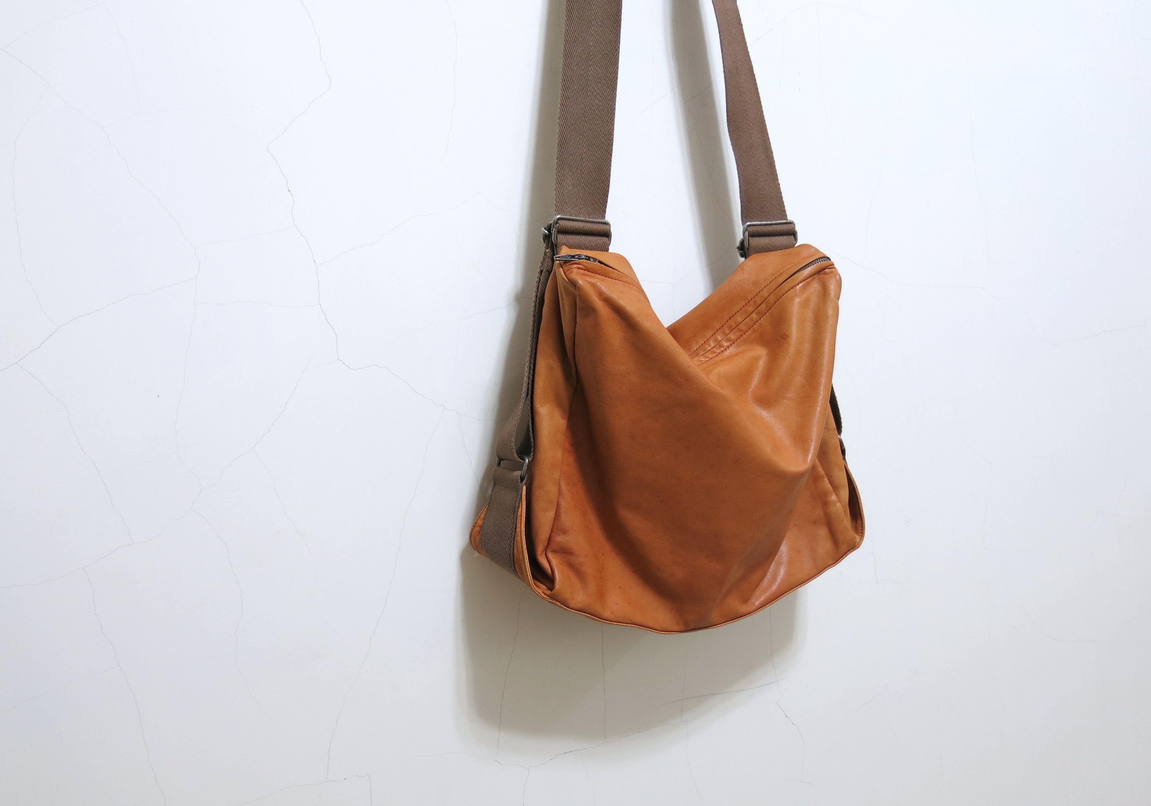 Yohji Yamamoto Pour Homme 3-Way Horse Hide Cross Body Bag Size ONE SIZE - 3 Thumbnail